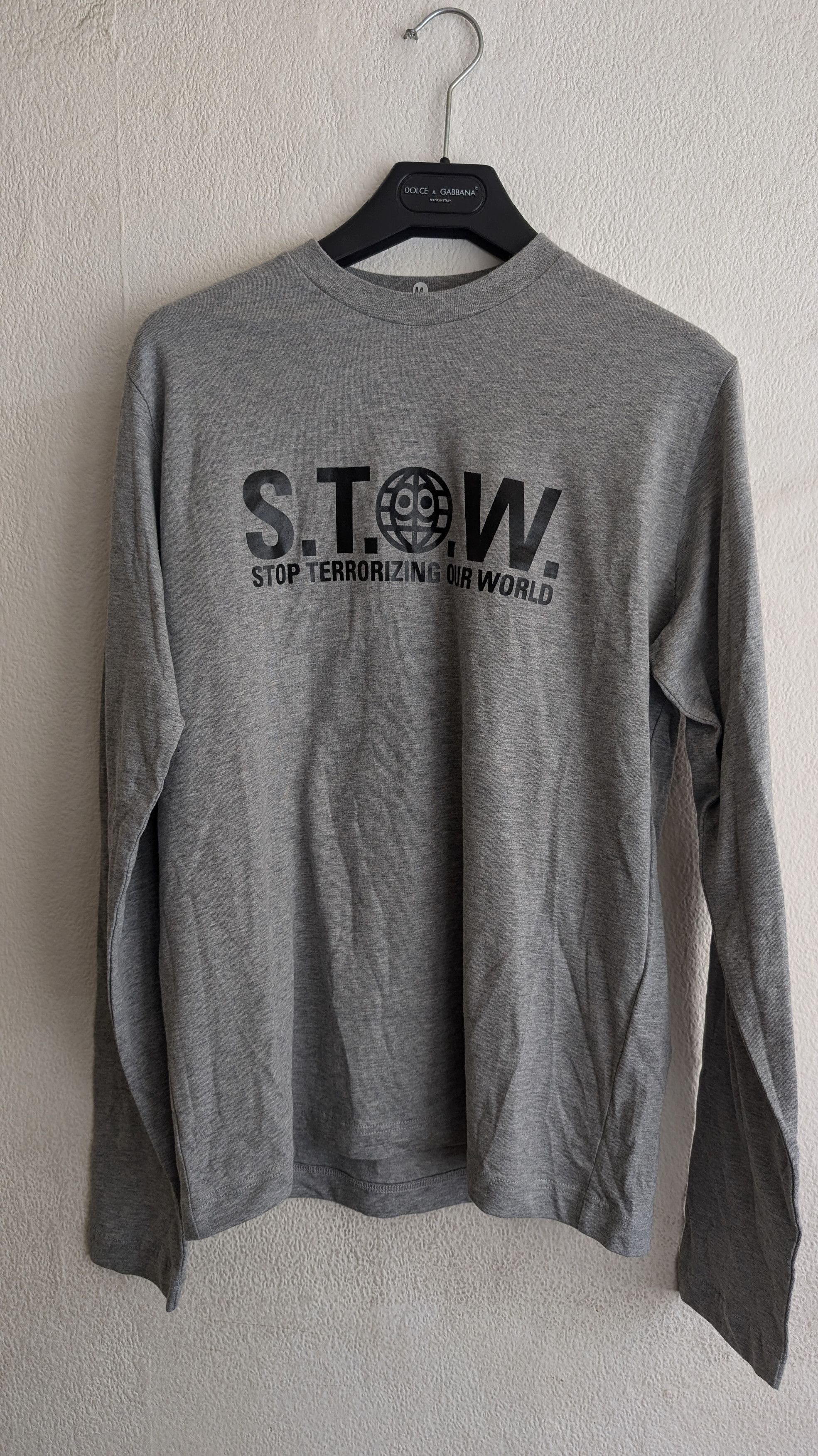 Walter van Beirendonck AW06 Stop Terrorizing Our World Ls