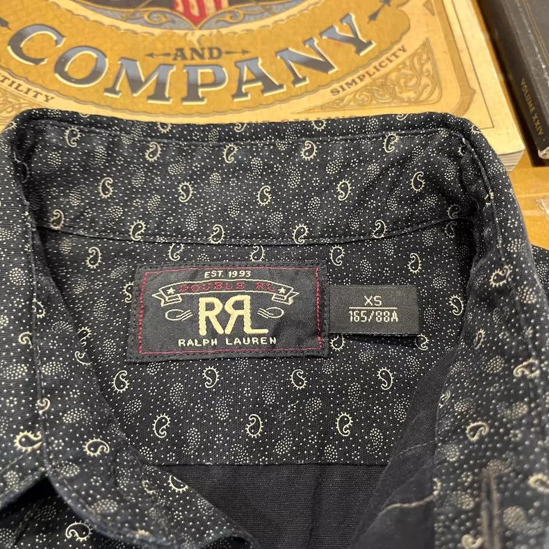 RRL Ralph Lauren RRL Ralph Lauren Cashew Flower Western Shirt Size US XS / EU 42 / 0 - 5 Thumbnail