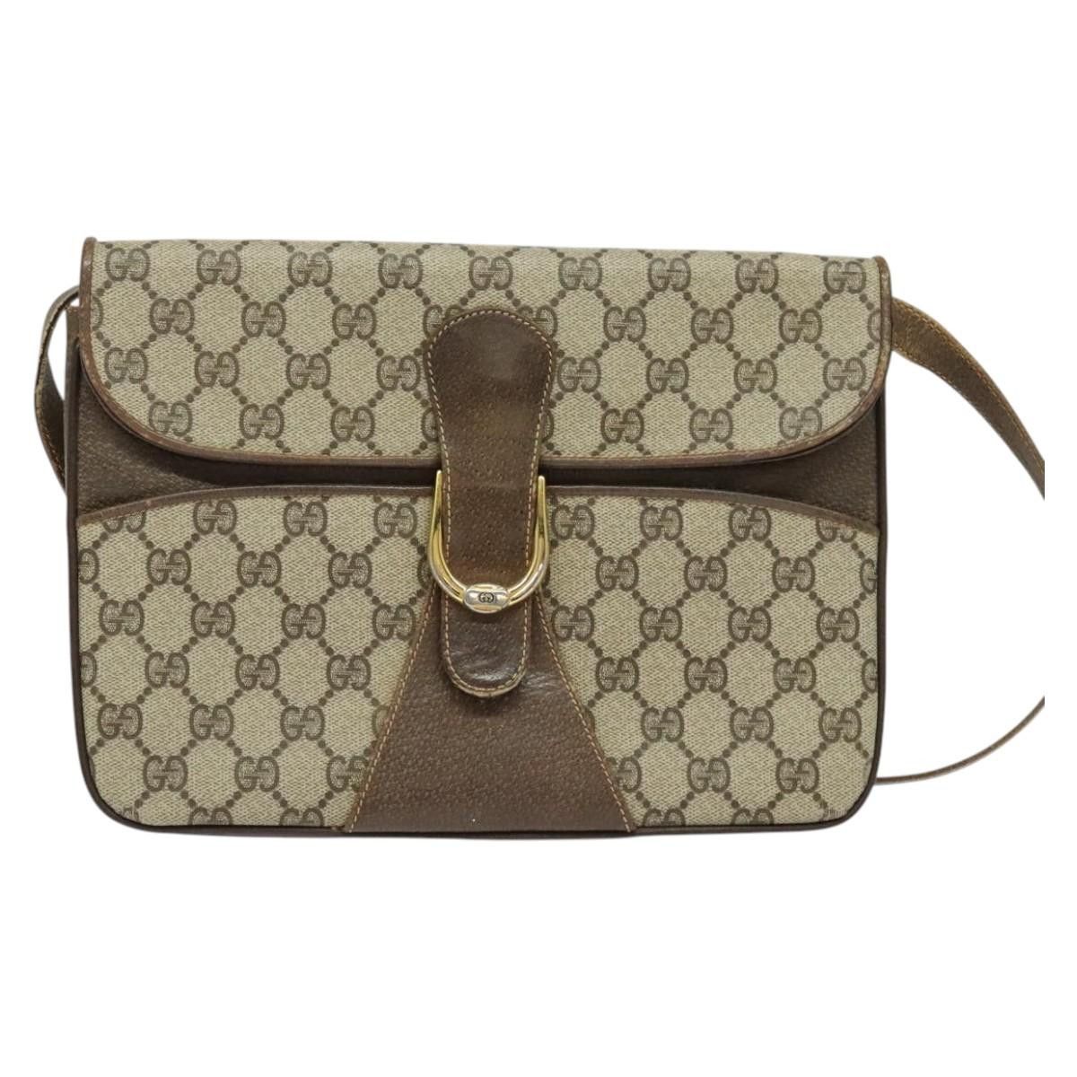 Gucci GUCCI GG Supreme Shoulder Bag Pvc Beige Gold Size ONE SIZE - 2 Thumbnail