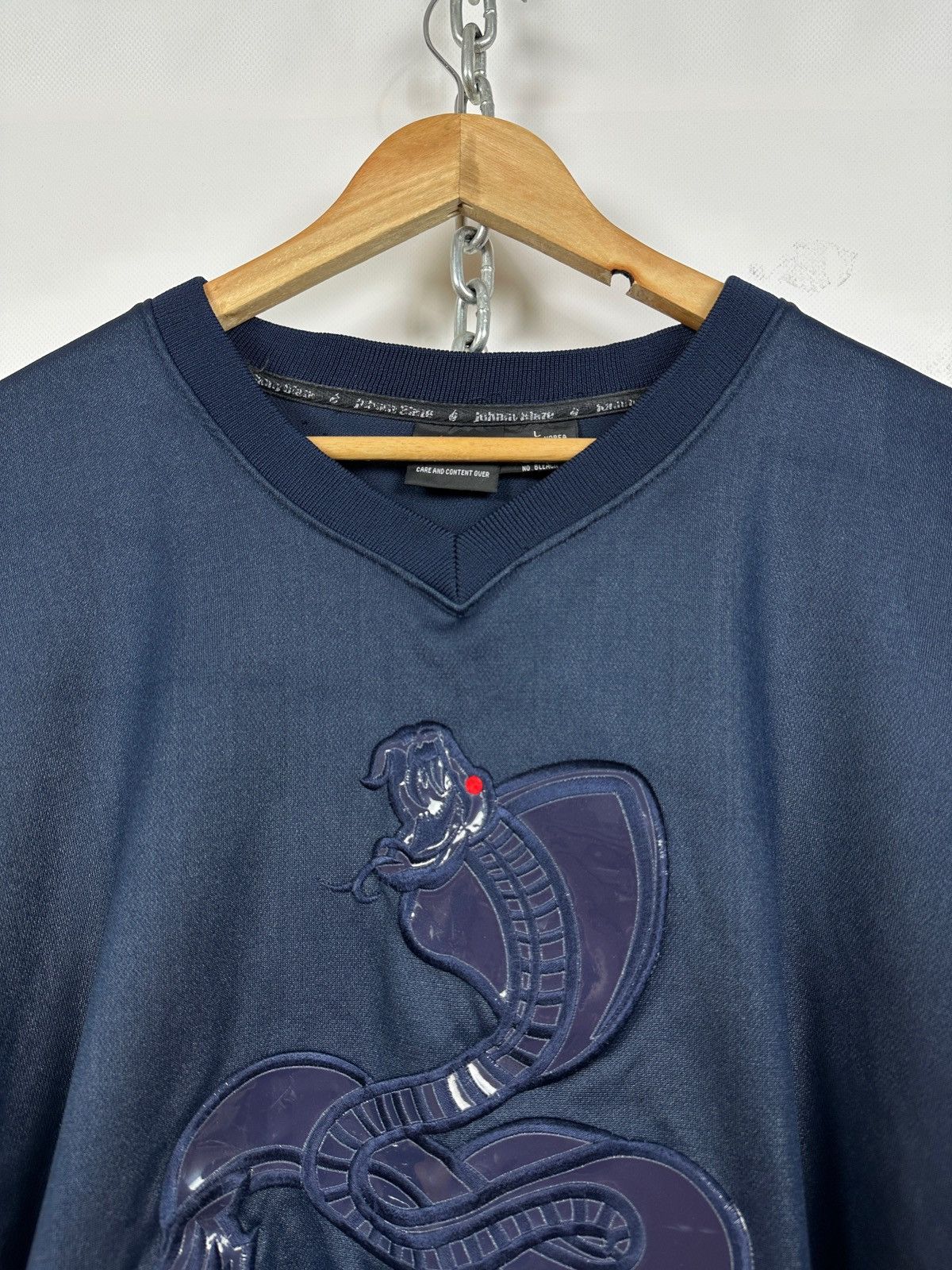 Vintage Vintage Johnny Blaze King Cobra Snake Sweatshirt Jersey Size US L / EU 52-54 / 3 - 7 Thumbnail