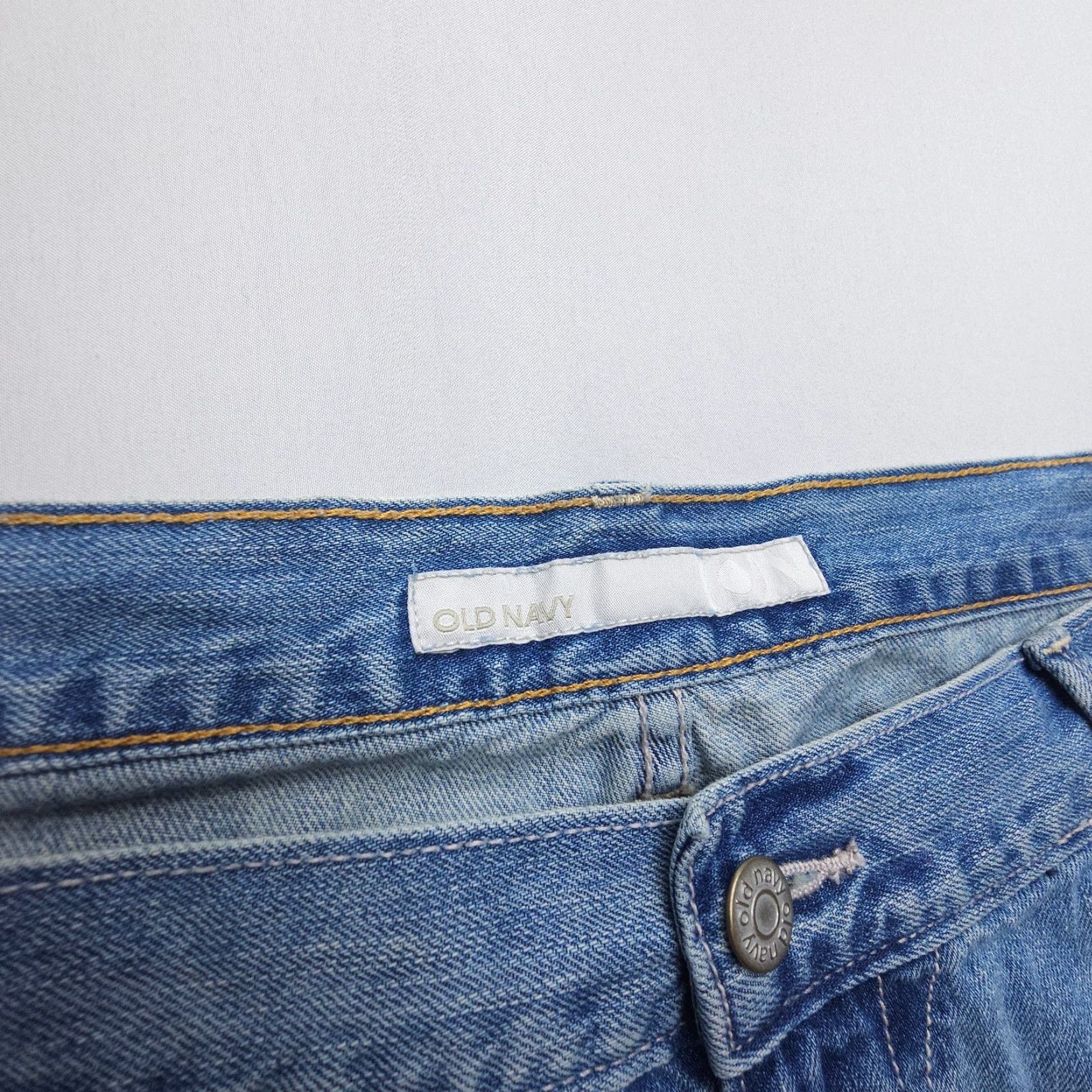 Old Navy Old Navy jeans Plus Size 18 Blue Straight Cotton Denim 2009 Y2K Low Rise 30in Inseam Regular Fit Womens Jeans Size 40" / US 18 - 3 Thumbnail