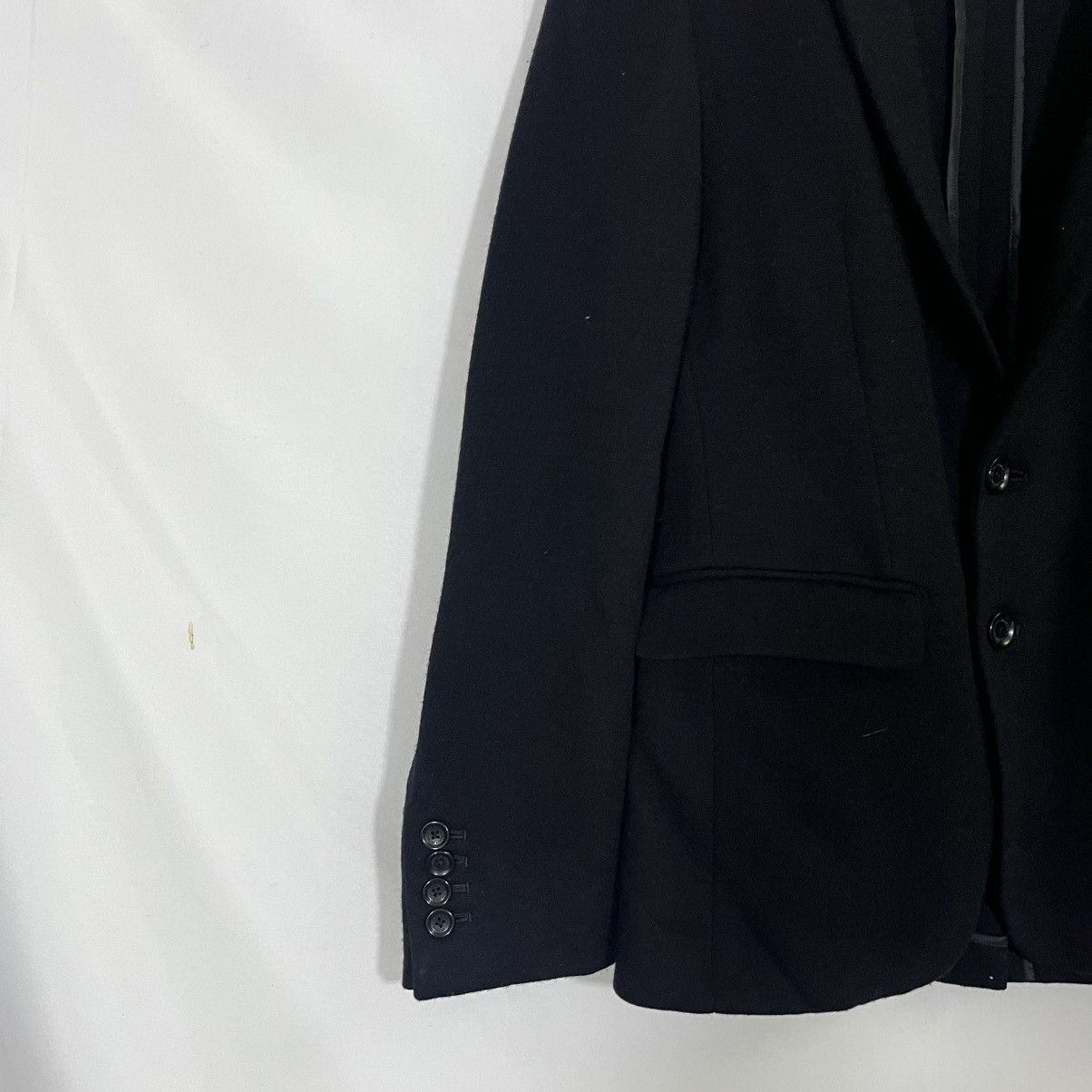 Yohji Yamamoto MODA CLASSIC WOOL SINGLE BREASTED COAT BLAZER Size US S / EU 44-46 / 1 - 2 Thumbnail