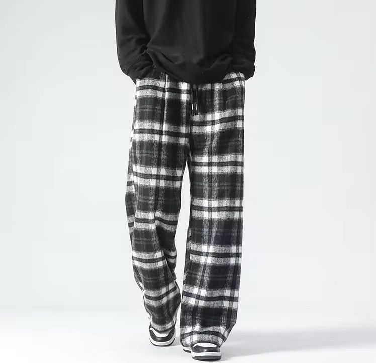 Vintage Streetwear Vintage Retro Wide Leg Lazy Trousers Joggers Size US 31 - 1 Thumbnail