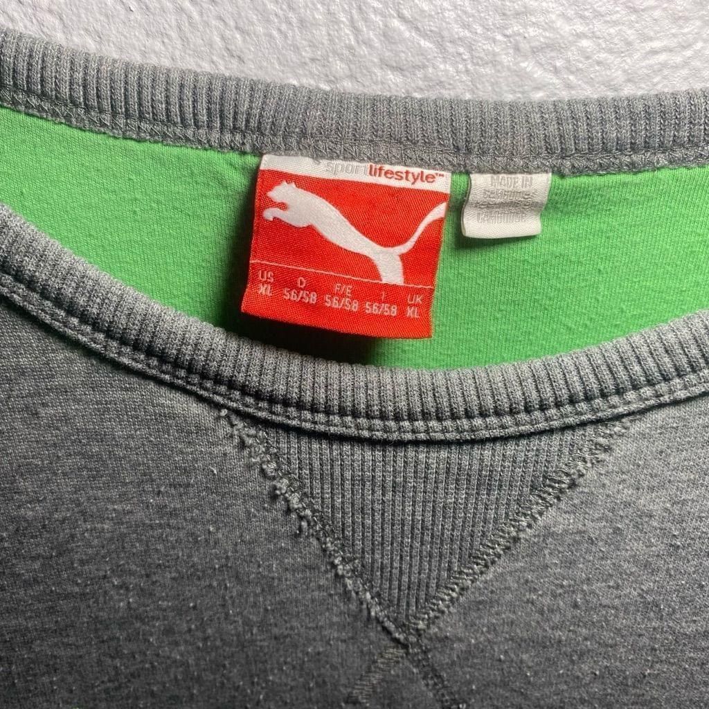 Puma Puma Men's Gray Sweatshirt Size XL Size US XL / EU 56 / 4 - 3 Thumbnail