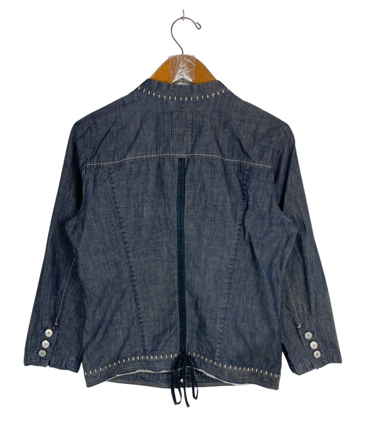 Marithe + Francois Girbaud Rare‼️ Vintage Marithe Francois Girbaud Light Denim Jacket Size S / US 4 / IT 40 - 5 Thumbnail