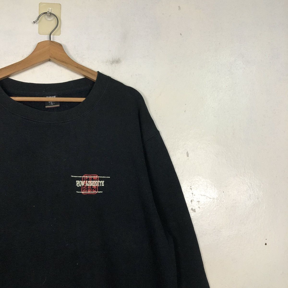 Japanese Brand 📌Punk Design Sukajan Sweatshirt Now Liberate Over Print Size US L / EU 52-54 / 3 - 8 Thumbnail