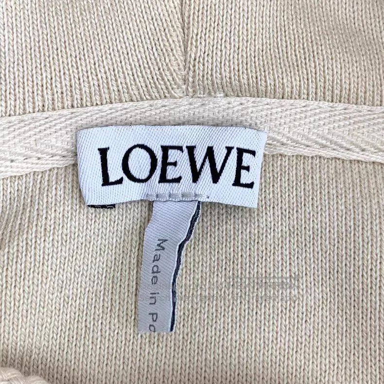 Loewe Loewe Off-white logo letter embroidery cotton hooded draws Size M / US 6-8 / IT 42-44 - 5 Thumbnail