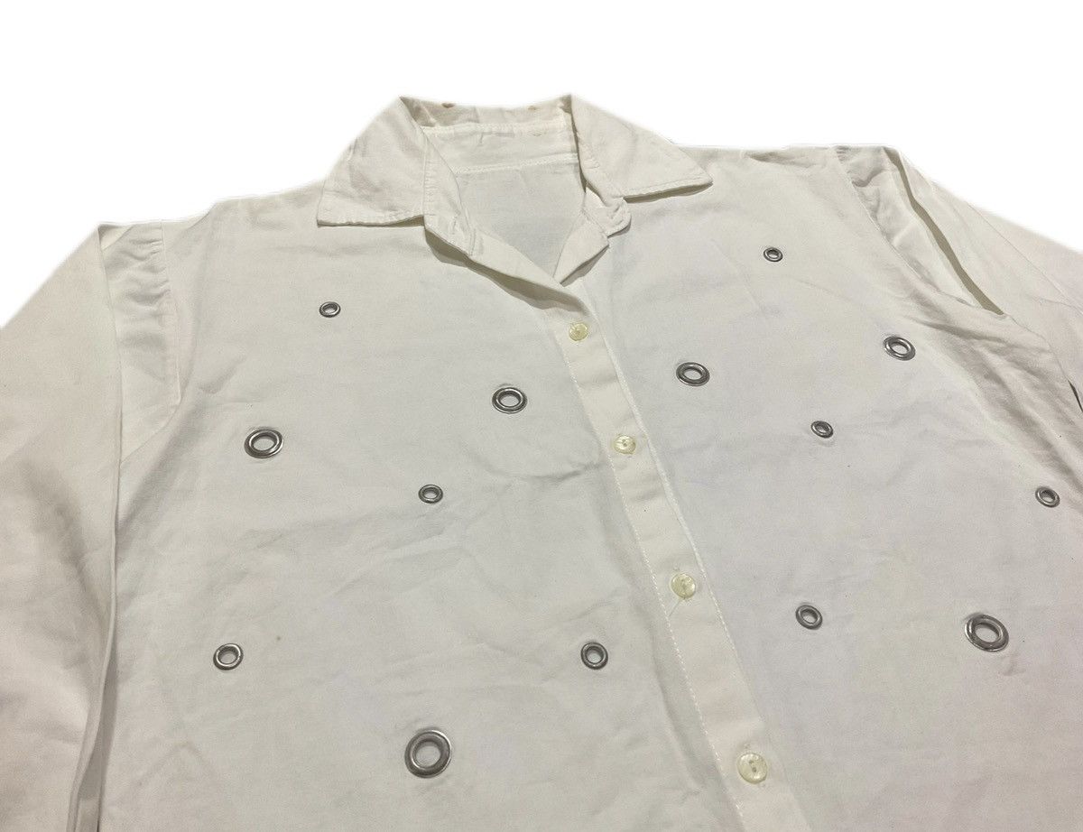 Hysteric Glamour × Japanese Brand × Le Grande Bleu (L.G.B.) 🔥Japanese Y2K Multi Eyelet Shirt Lgb Style Size US M / EU 48-50 / 2 - 1 Thumbnail