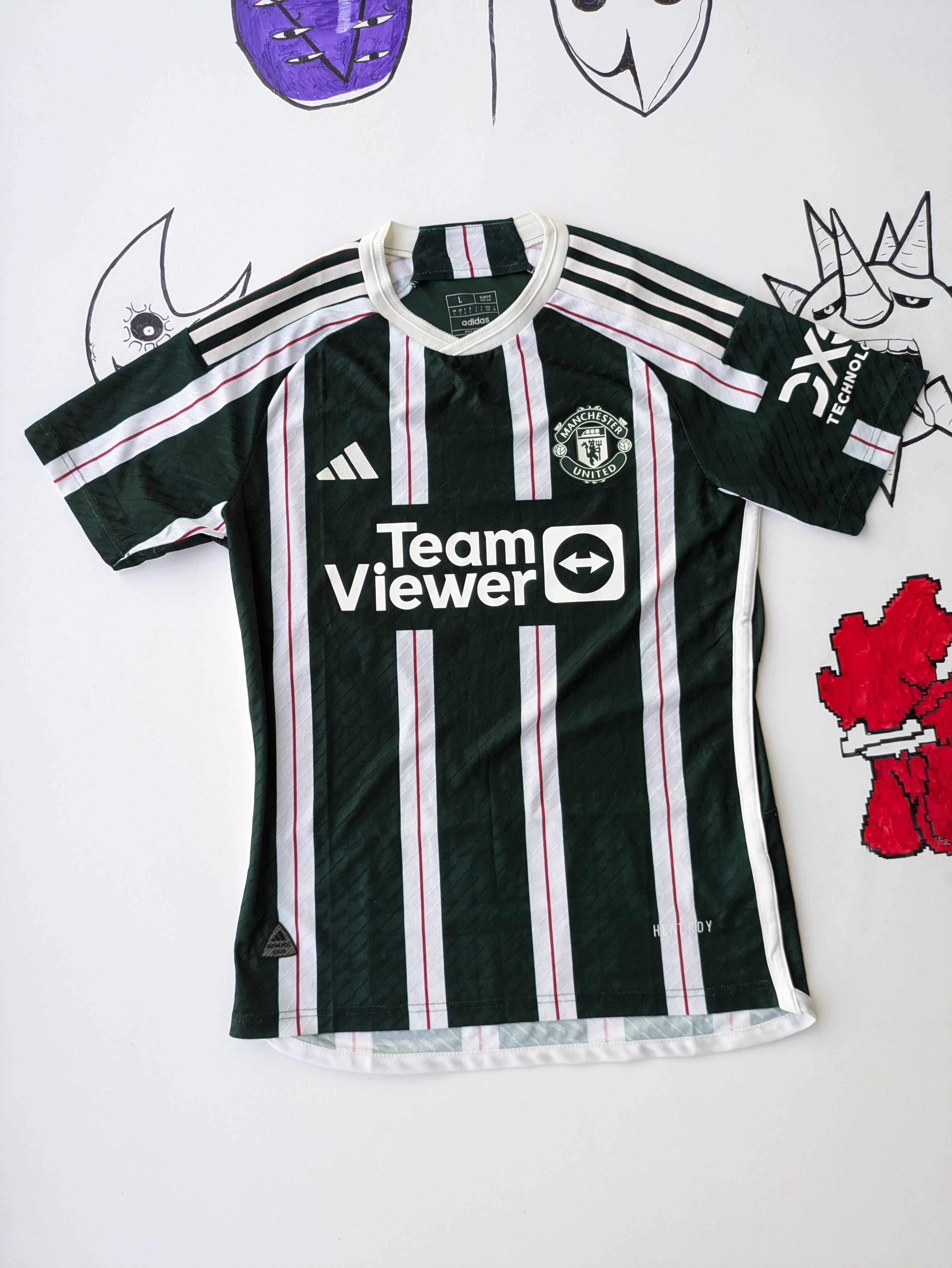 New Adidas Manchester United 23/24 Football Jersey T-Shirt