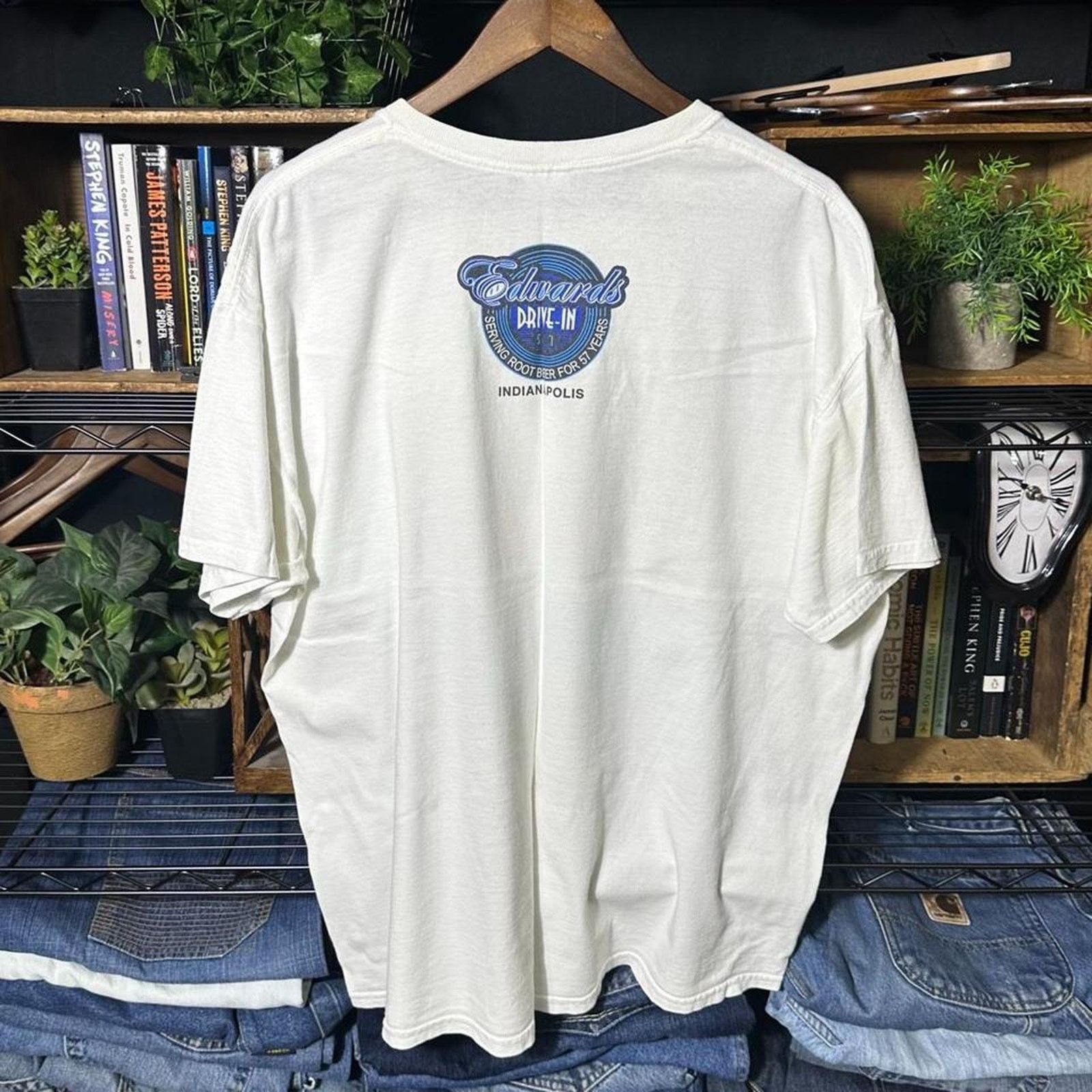 Gildan 2014 Custom Car Revival Tee White Car Show Racing Shirt XL Size US XL / EU 56 / 4 - 2 Thumbnail