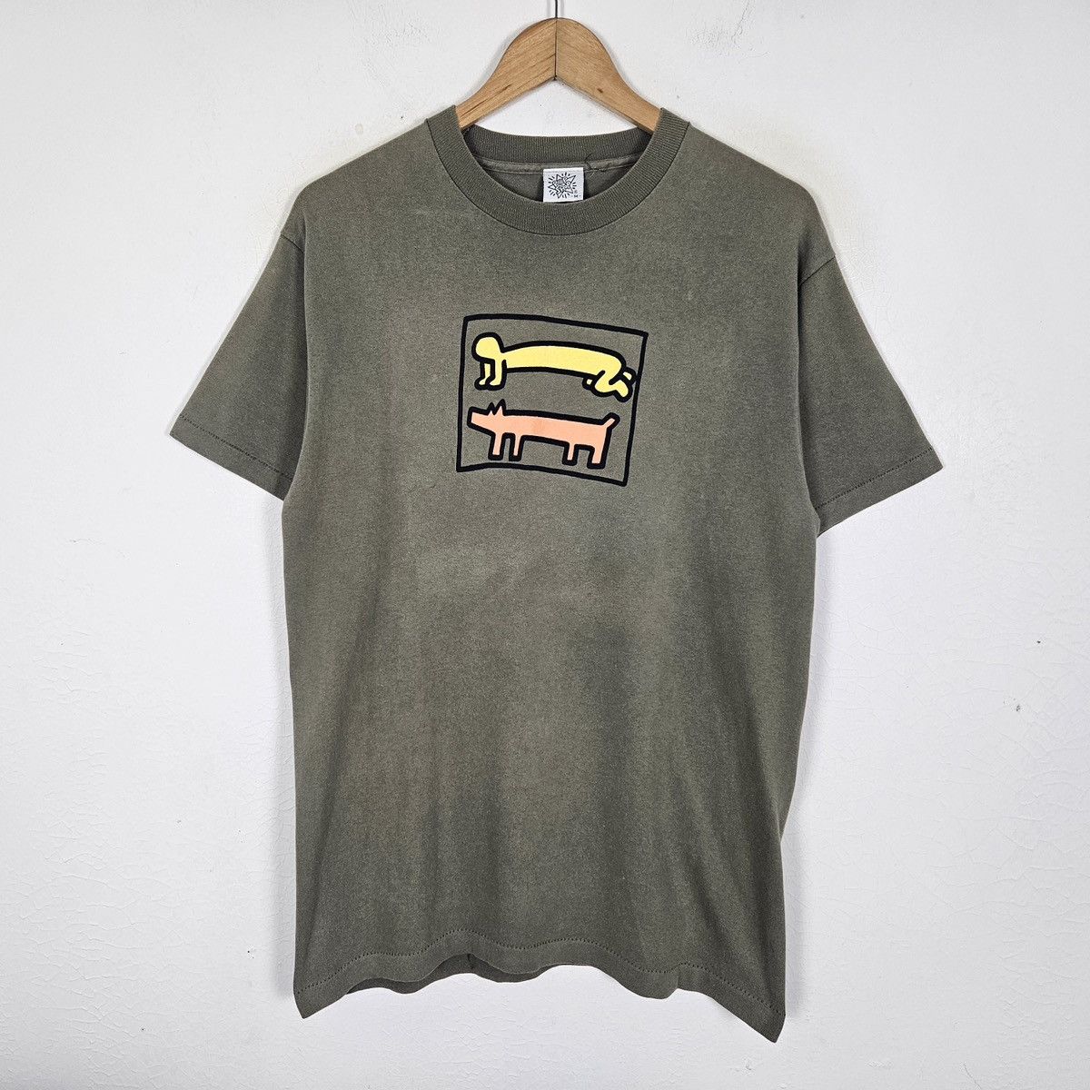 Keith Haring Keith Haring pop art pop shop 90s shirt Size US M / EU 48-50 / 2 - 2 Thumbnail