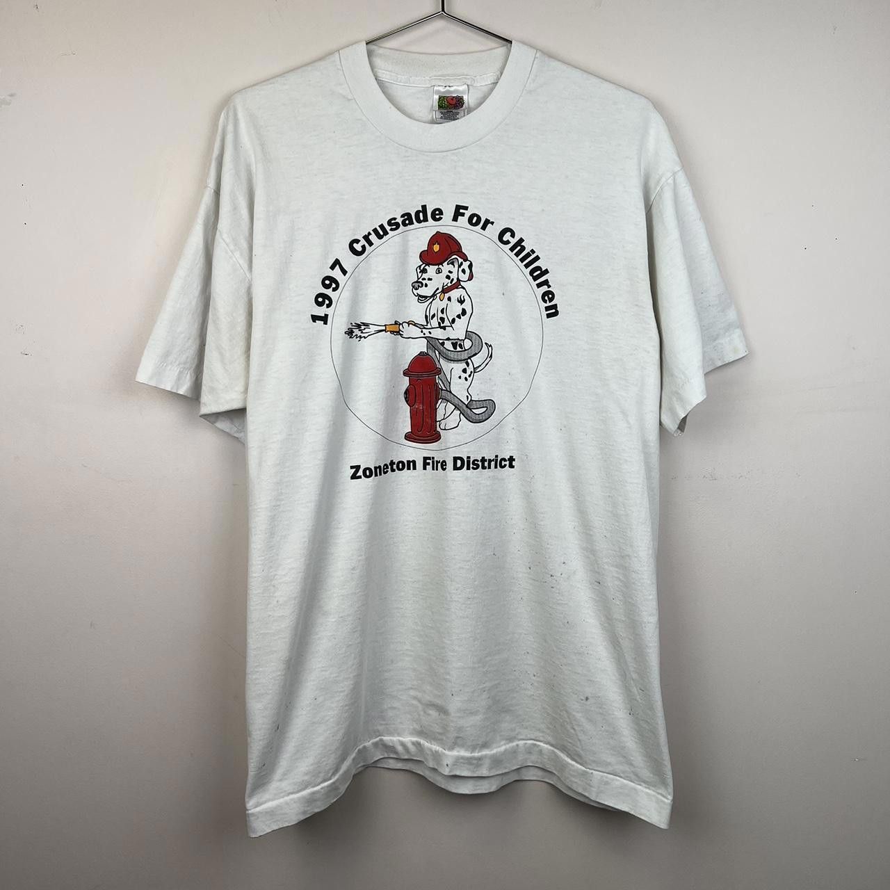 Fruit Of The Loom Vintage 1997 Crusade For Children T-Shirt - Zoneton Fire Size US XL / EU 56 / 4 - 1 Thumbnail