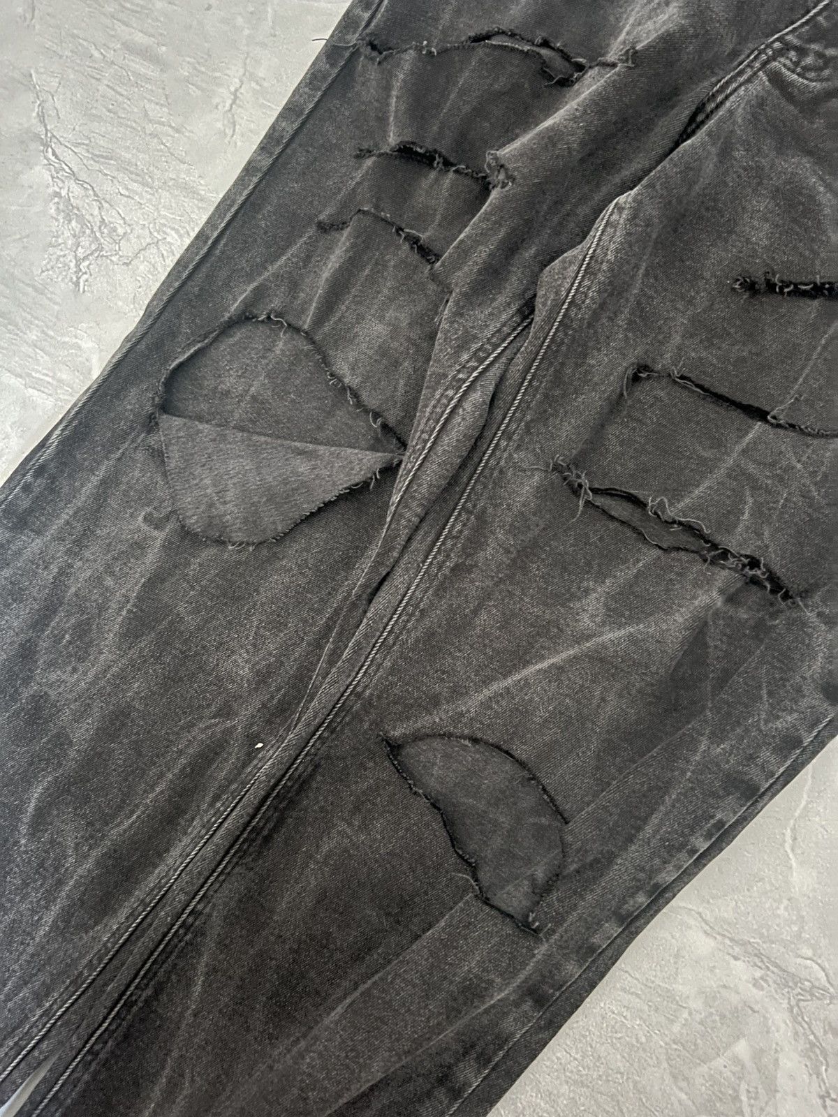 Vintage Y2K Japanese Vibe Grunge Slim — Fit Jeans Faded Wash Size US 36 / EU 52 - 4 Thumbnail