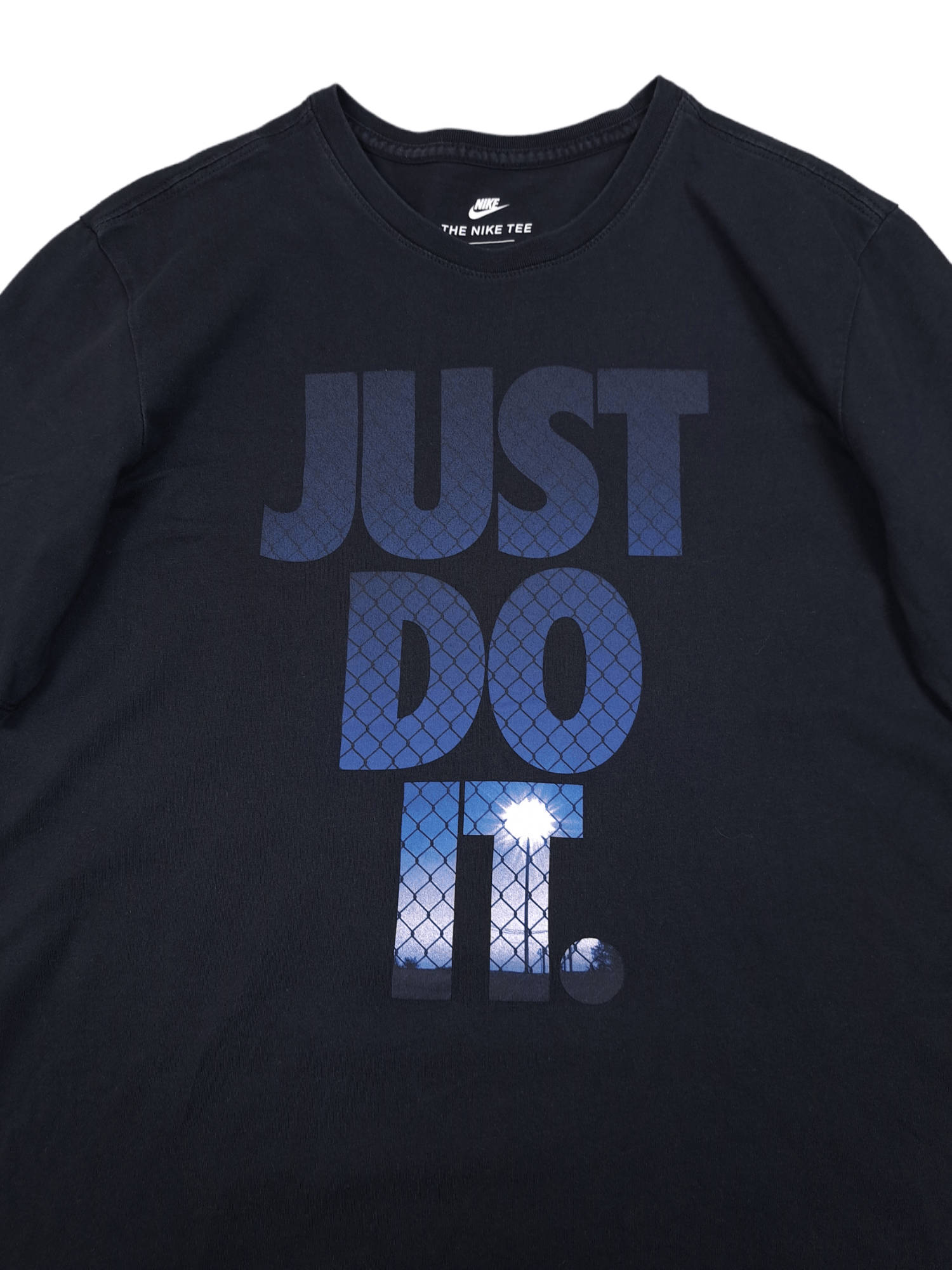 Nike × Vintage 💎 Vintage Nike Just Do It Spell out Logo Swoosh T-shirt Size US M / EU 48-50 / 2 - 2 Thumbnail
