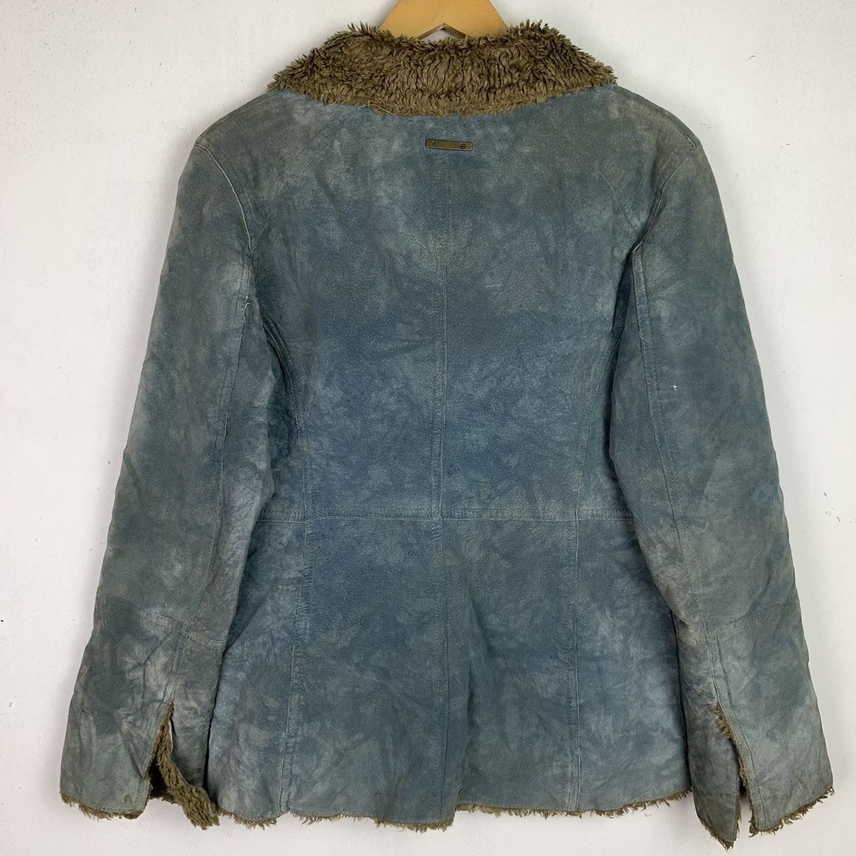 Guess × Vintage Vintage Guess Blue Sherpa Jacket Size US M / EU 48-50 / 2 - 14 Thumbnail