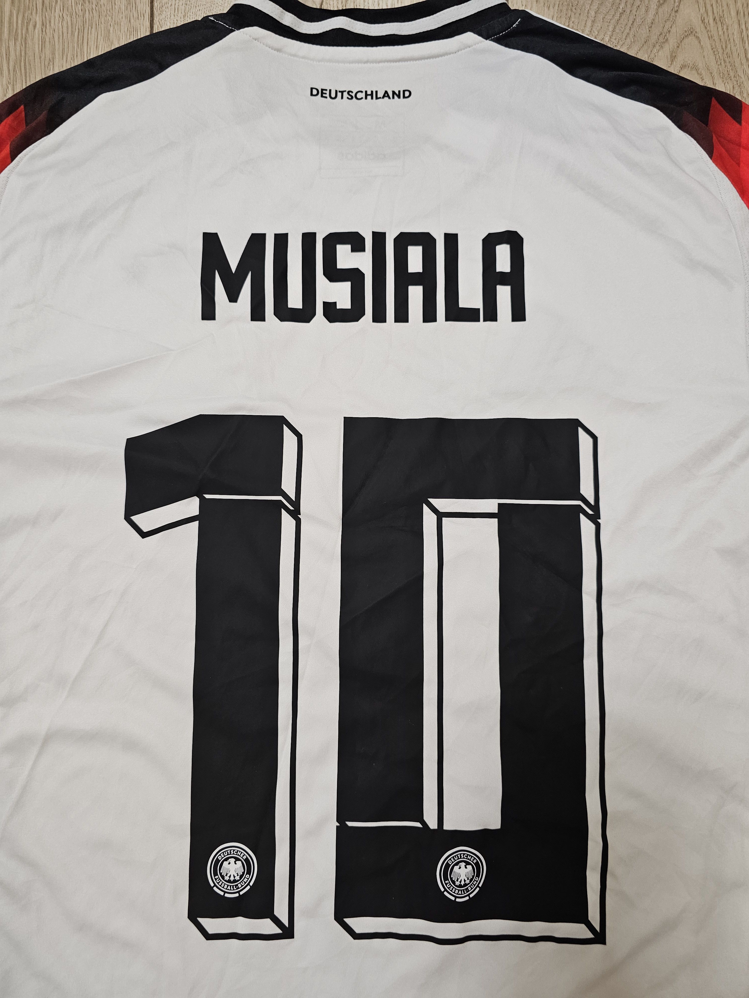 Adidas GERMANY 2024 HOME EURO MUSIALA FOOTBALL SHIRT SOCCER JERSEY Size US M / EU 48-50 / 2 - 5 Thumbnail