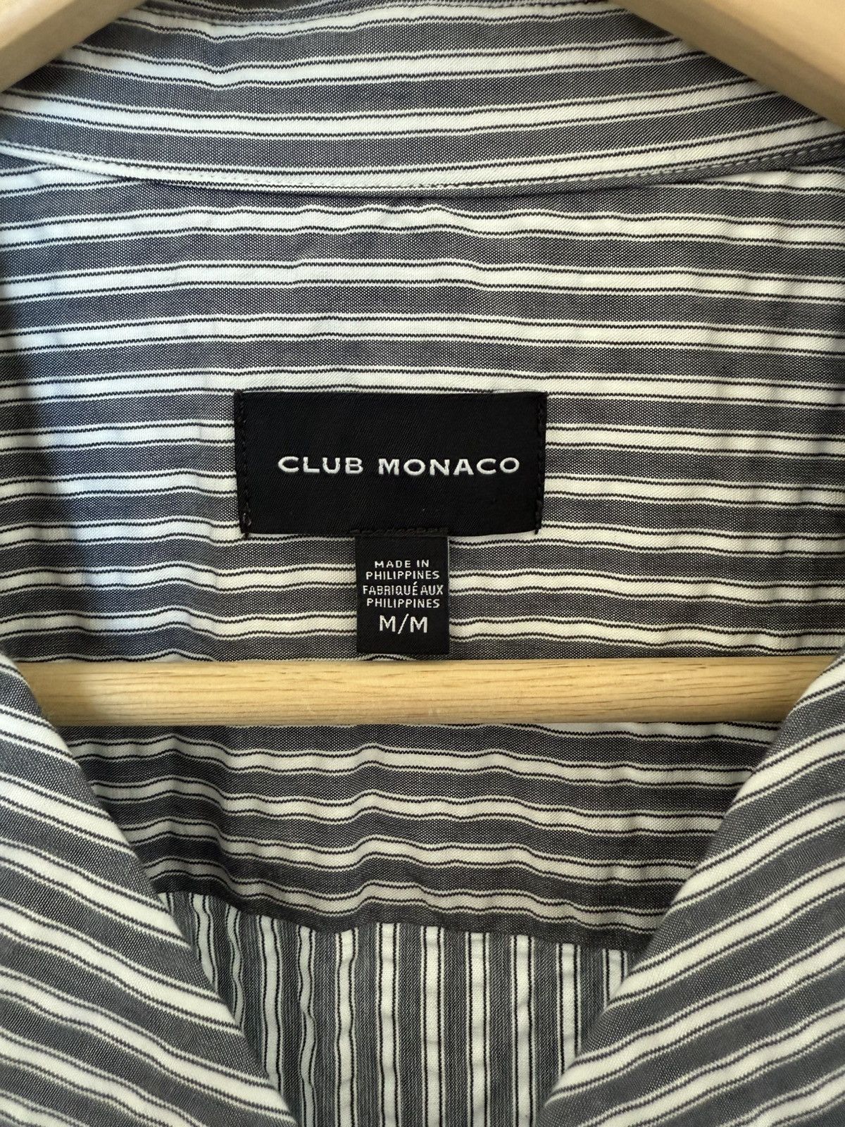Club Monaco Club Monaco Camp Collar Seersucker Shirt Size US M / EU 48-50 / 2 - 2 Thumbnail