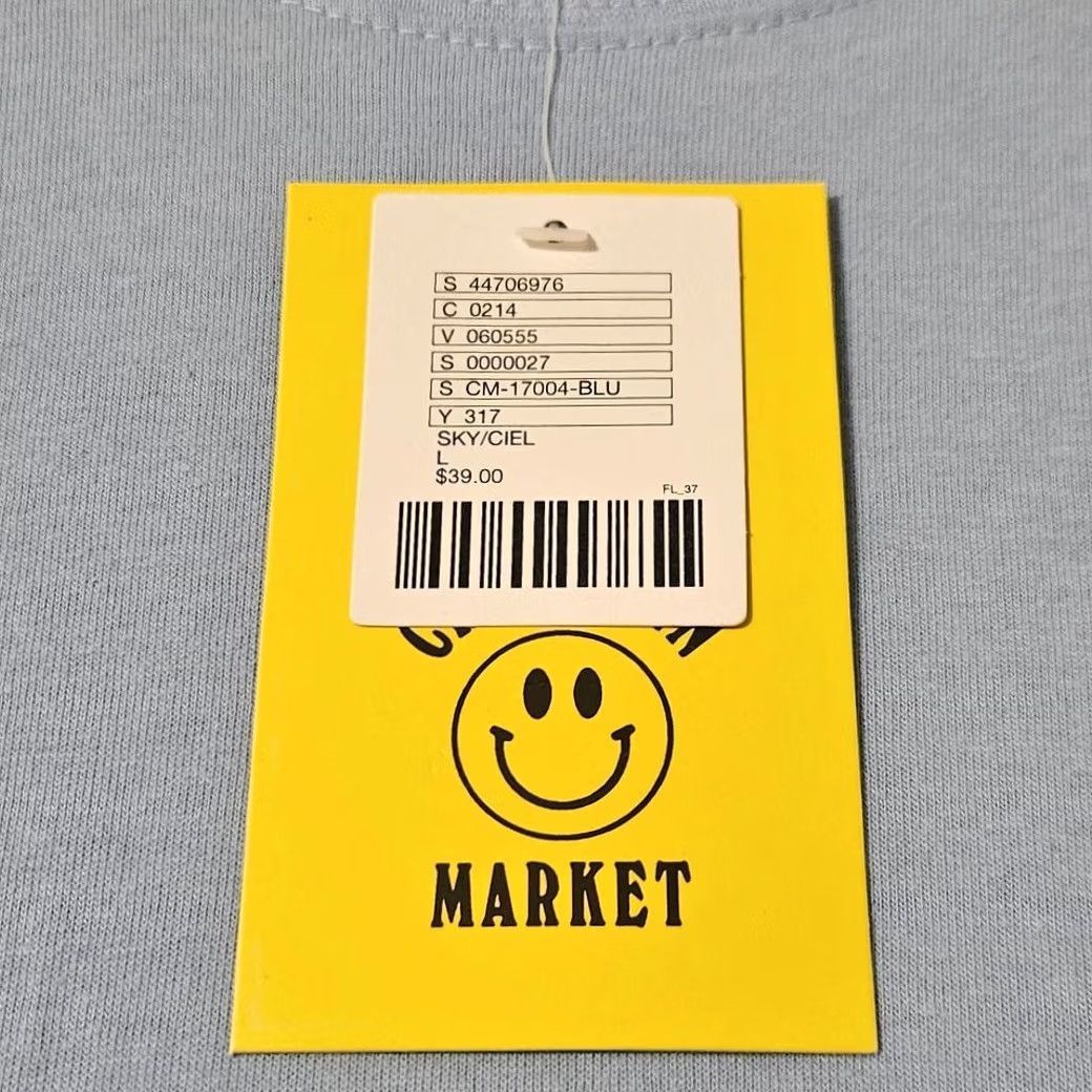 Vintage Chinatown Market Blue Mens Large T Shirt 8 Ball New Defect Size US L / EU 52-54 / 3 - 5 Thumbnail