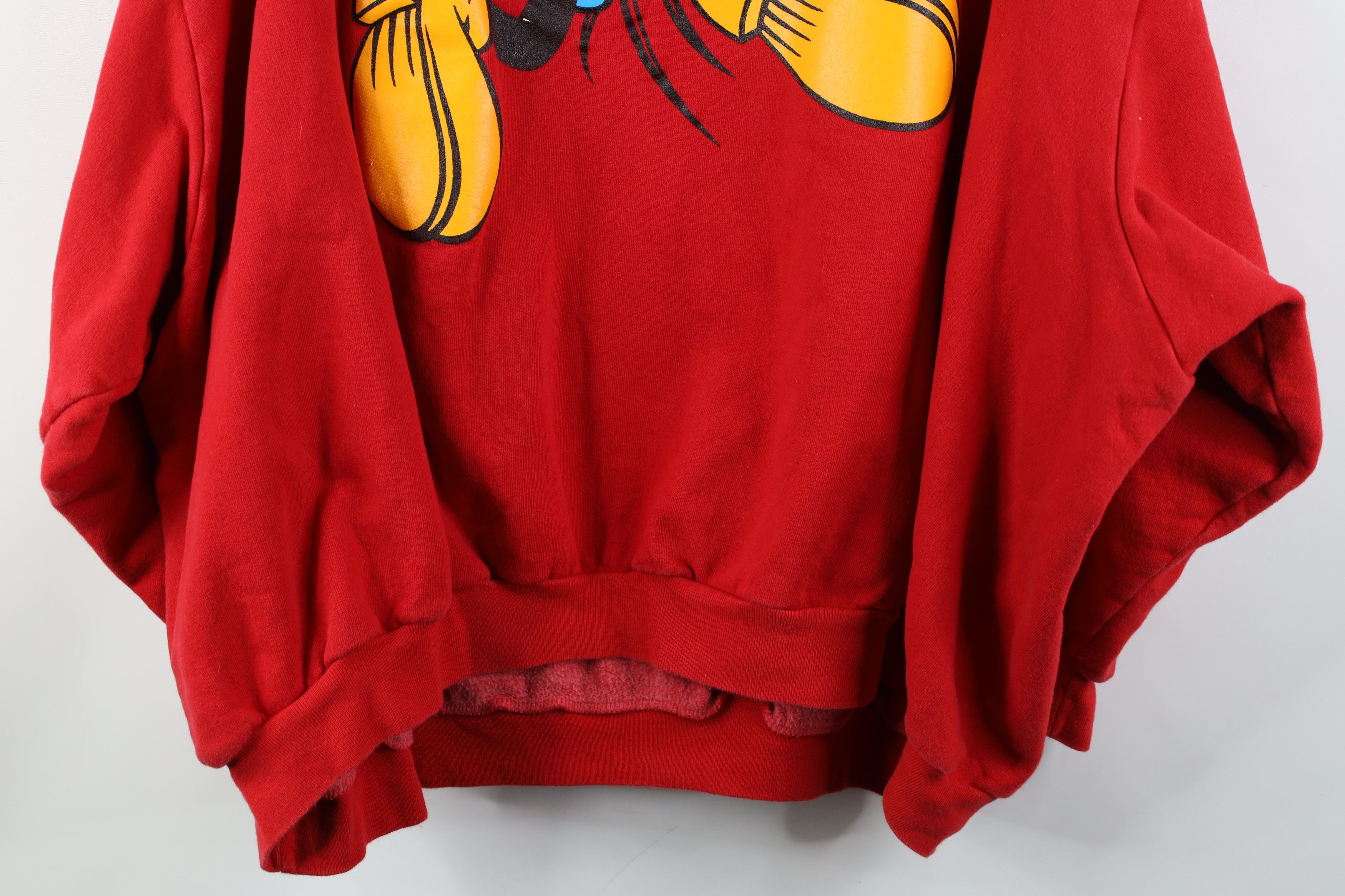 Disney Vintage 90s Disney Faded Jumbo Print Mickey Mouse Sweatshirt Size ONE SIZE - 14 Thumbnail