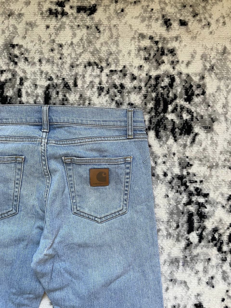 Carhartt × Vintage Carhartt Rebel Pant Jeans Distressed Denim Y2k 31 Big Logo Size US 31 - 2 Thumbnail