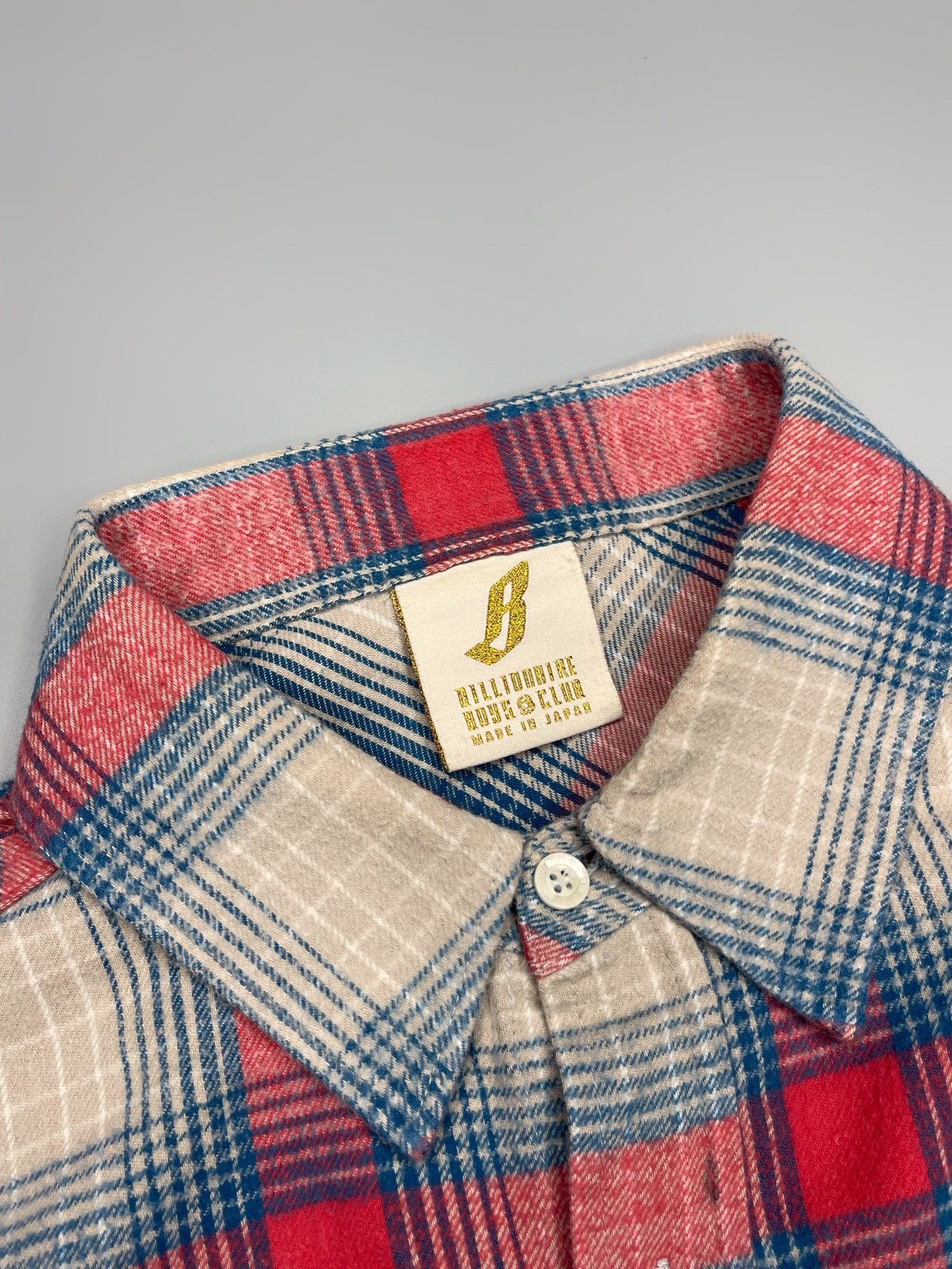 Billionaire Boys Club × Japanese Brand Billionaire Boys Club Flannel Shirt Jacket BBC Japan Size US L / EU 52-54 / 3 - 5 Thumbnail