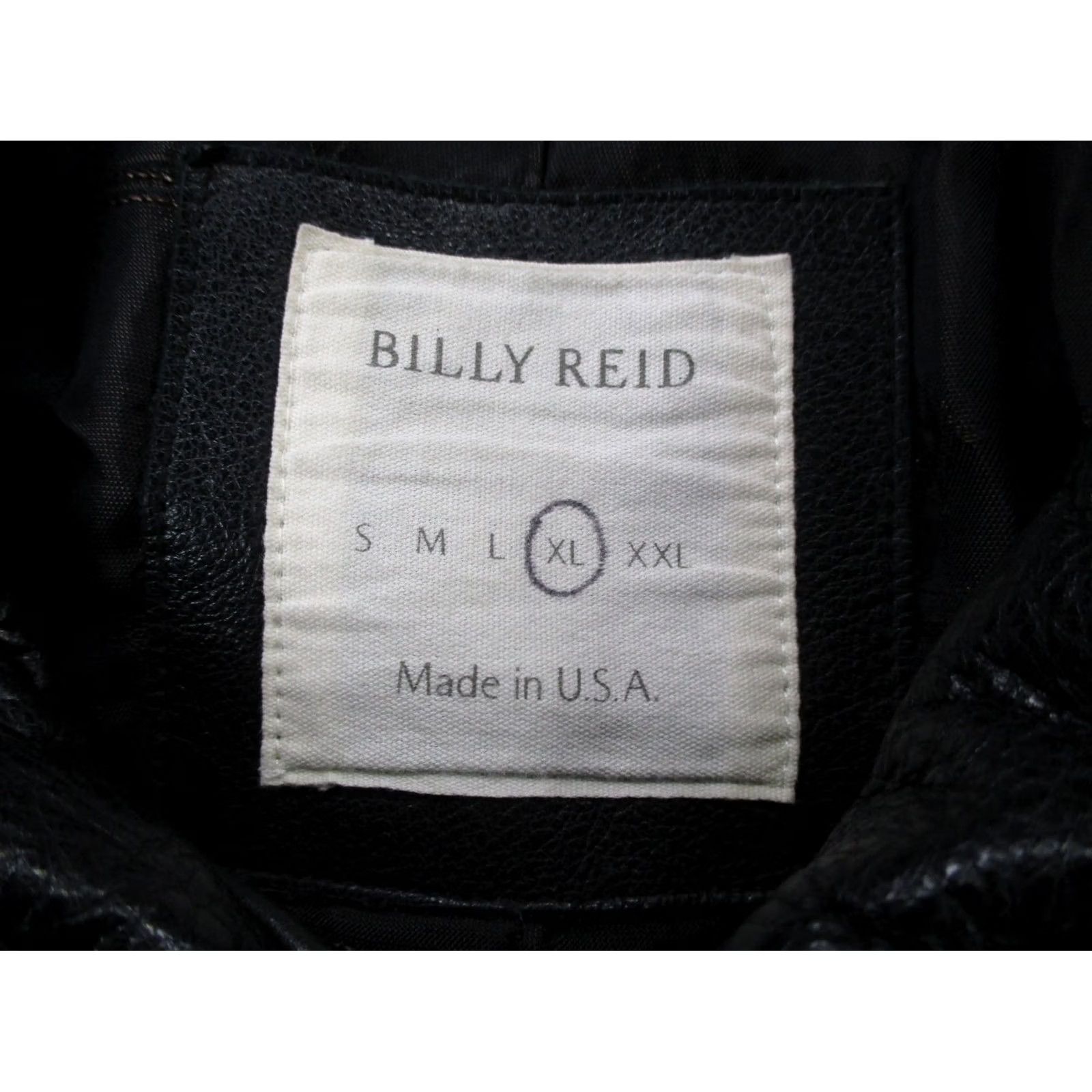 Billy Reid Billy Reid Jacket Mens XL Black Leather Biker Coat USA Made Size US XL / EU 56 / 4 - 6 Thumbnail
