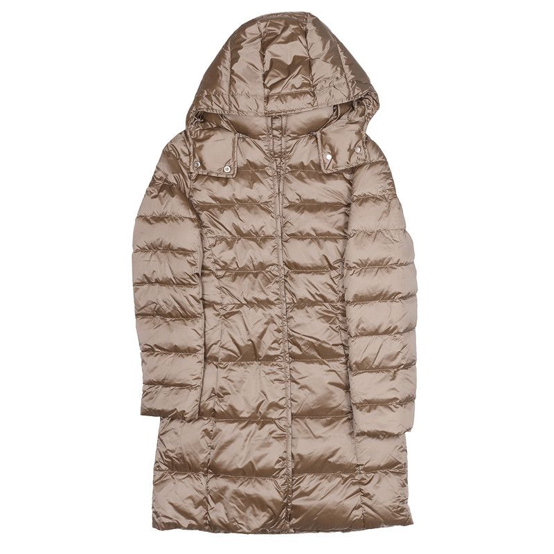 Prada Long Sleeve Zipper Down Coat-2506