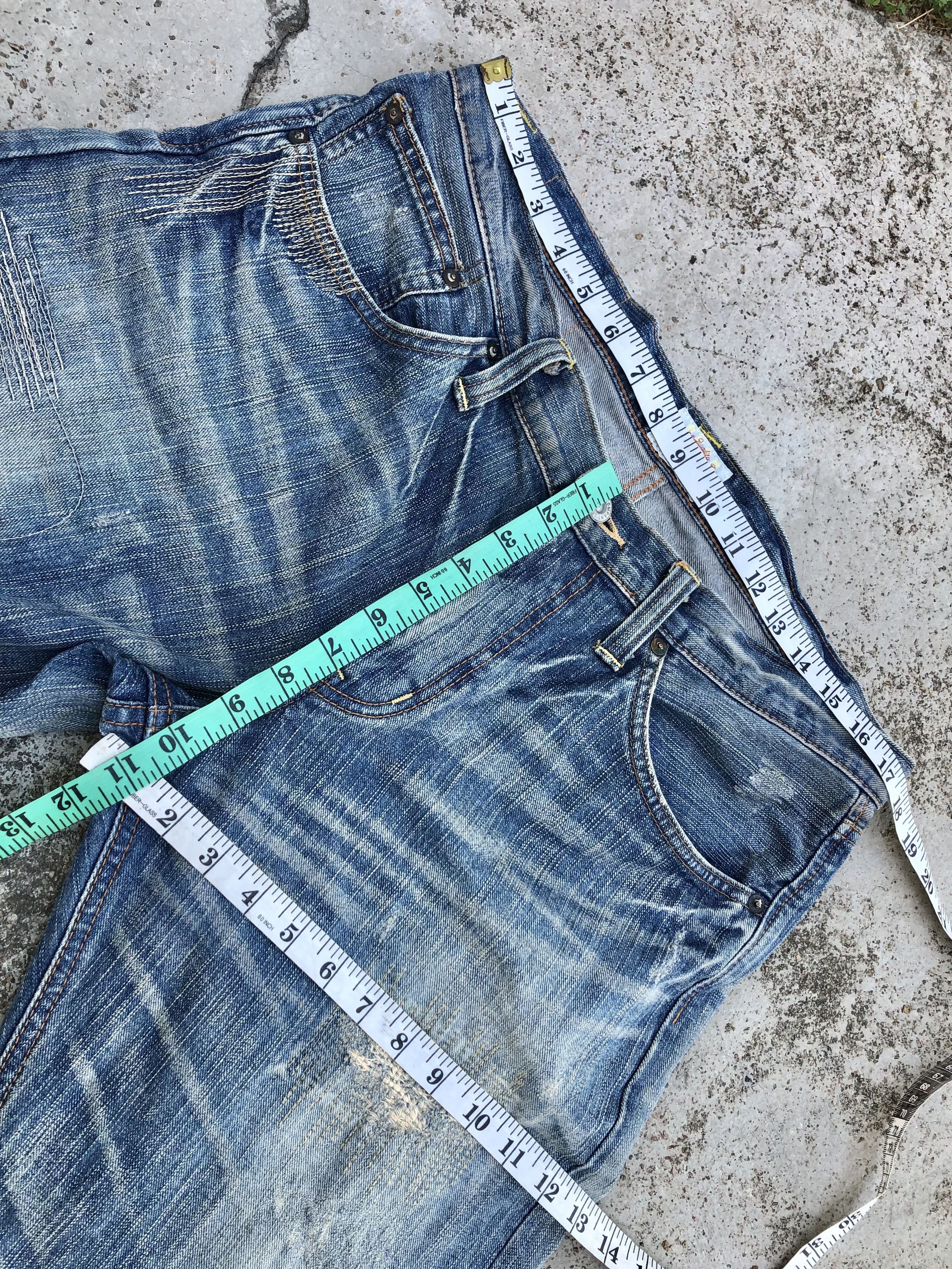 Edwin VINTAGE EDWIN BORO PATCHES JEANS Size US 35 - 10 Thumbnail