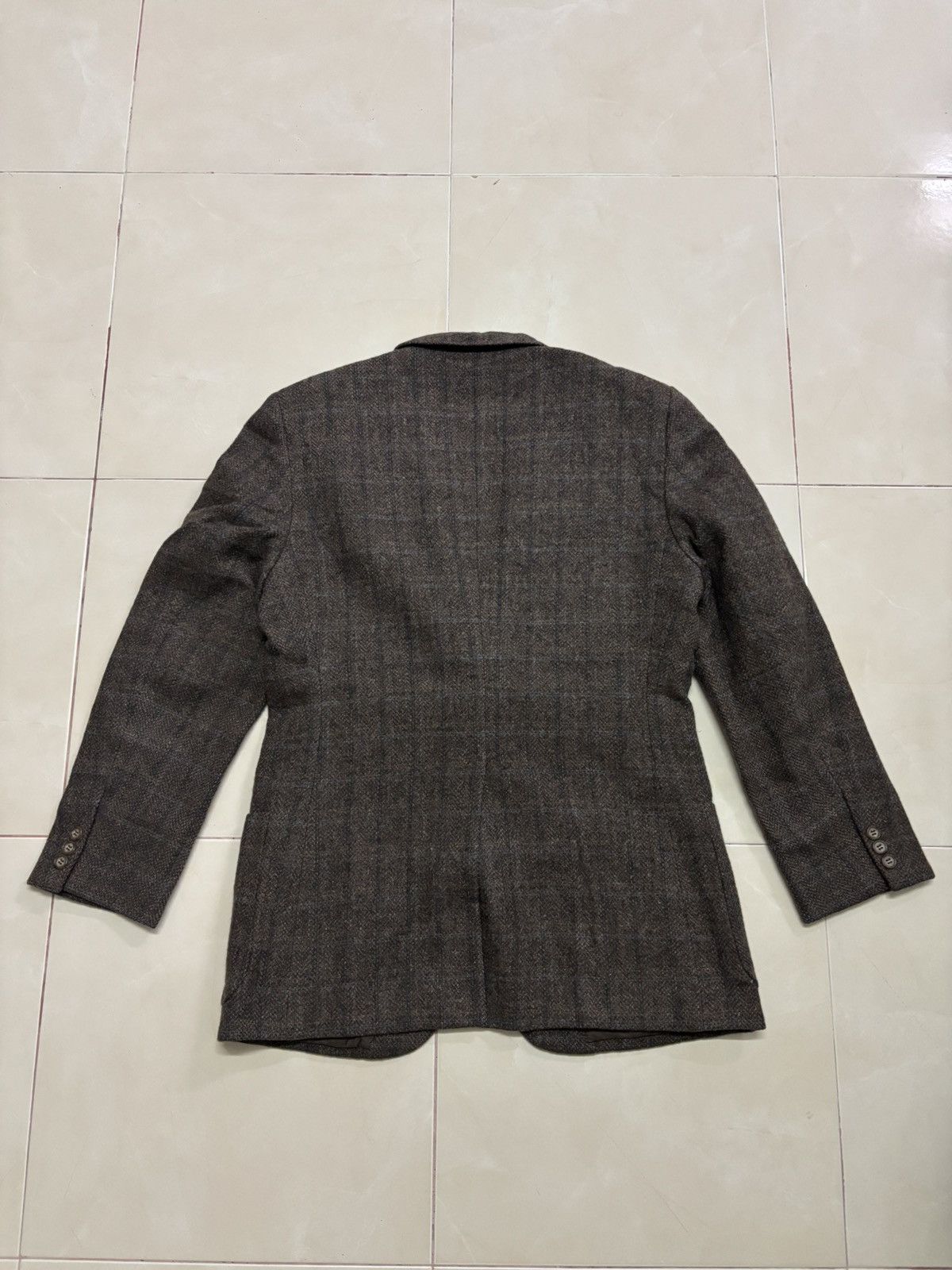 Calvin Klein VINTAGE CALVIN KLEIN WOOL PLAID BLAZER Size 34R - 4 Thumbnail