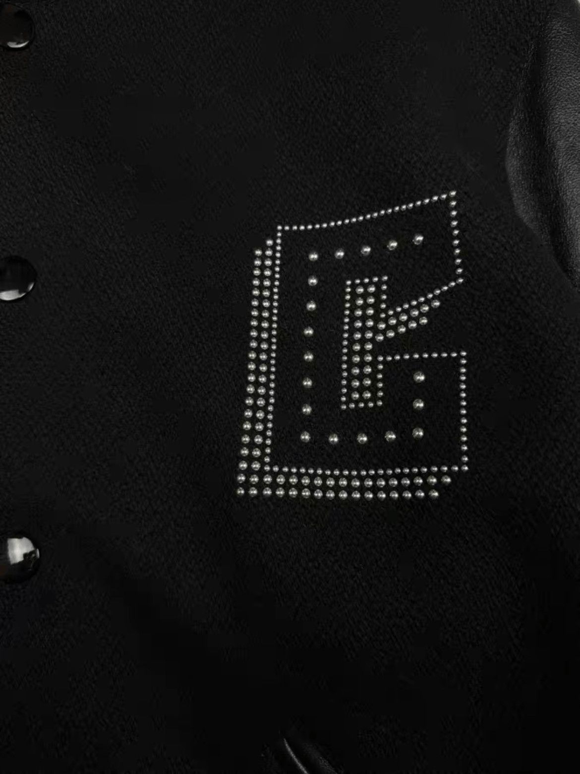 Celine Celine Sz 46 Celine Logo Rivet Leather Sleeves Jacket-2506 Size US S / EU 44-46 / 1 - 4 Thumbnail