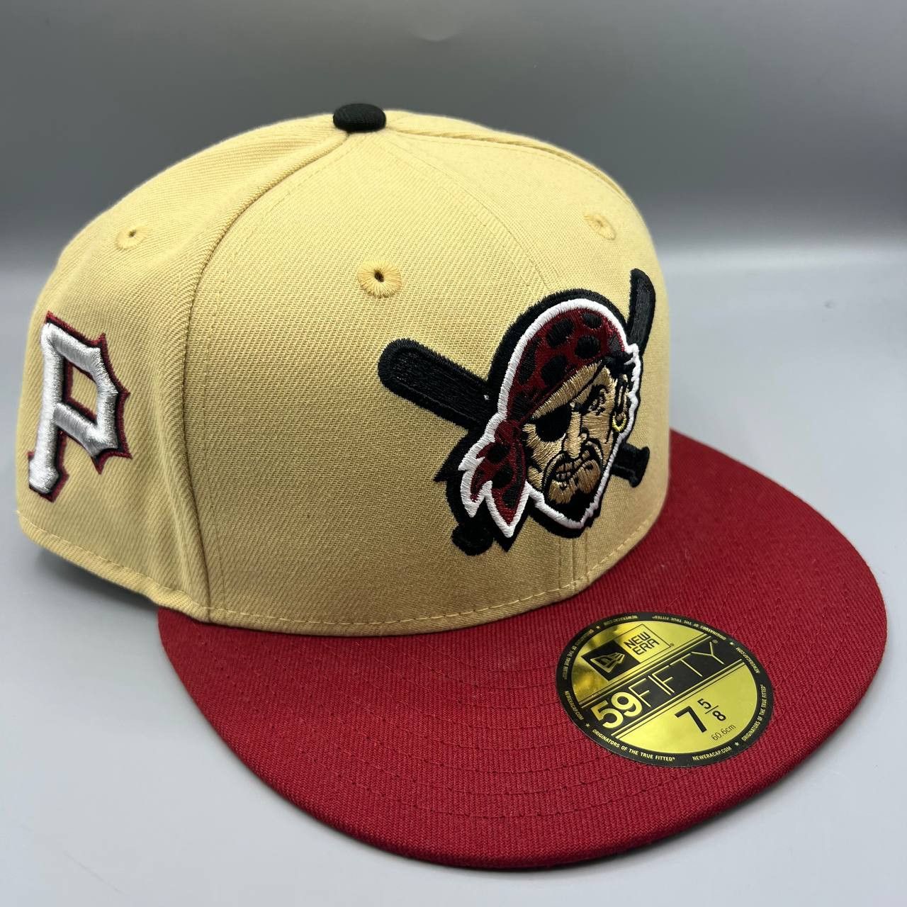 New Era Pittsburgh Pirates Hat Men 7 5/8 59Fifty New Era Fitted Cap Size ONE SIZE - 1 Thumbnail