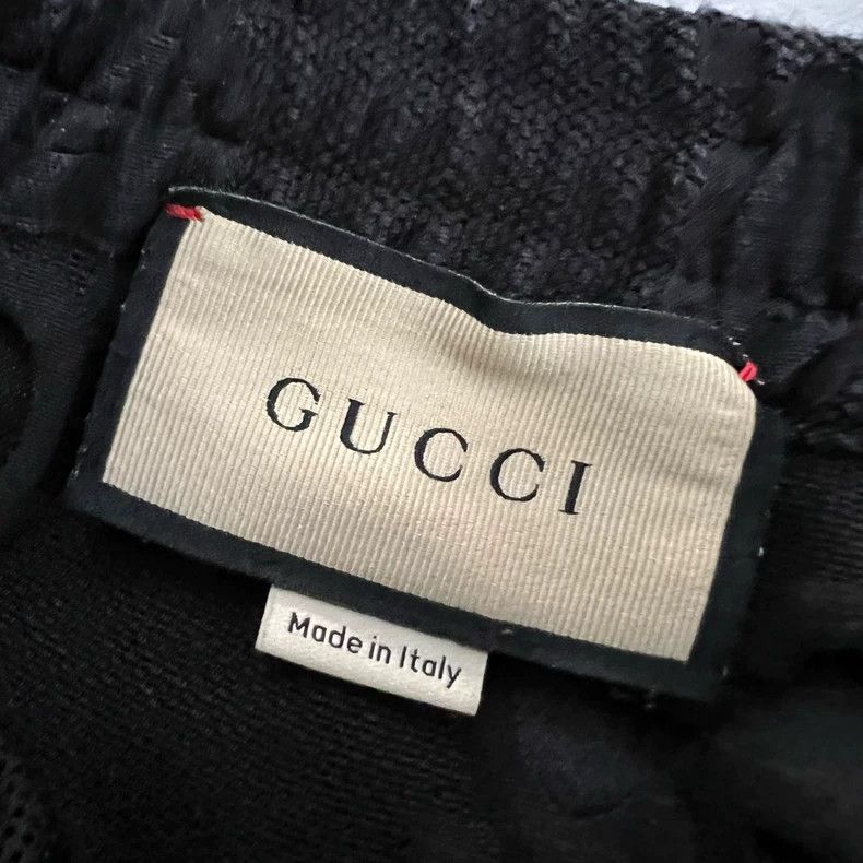 Gucci Gucci "Gucci Love March" Series Black GG Embossed Shorts Size US 36 / EU 52 - 3 Thumbnail