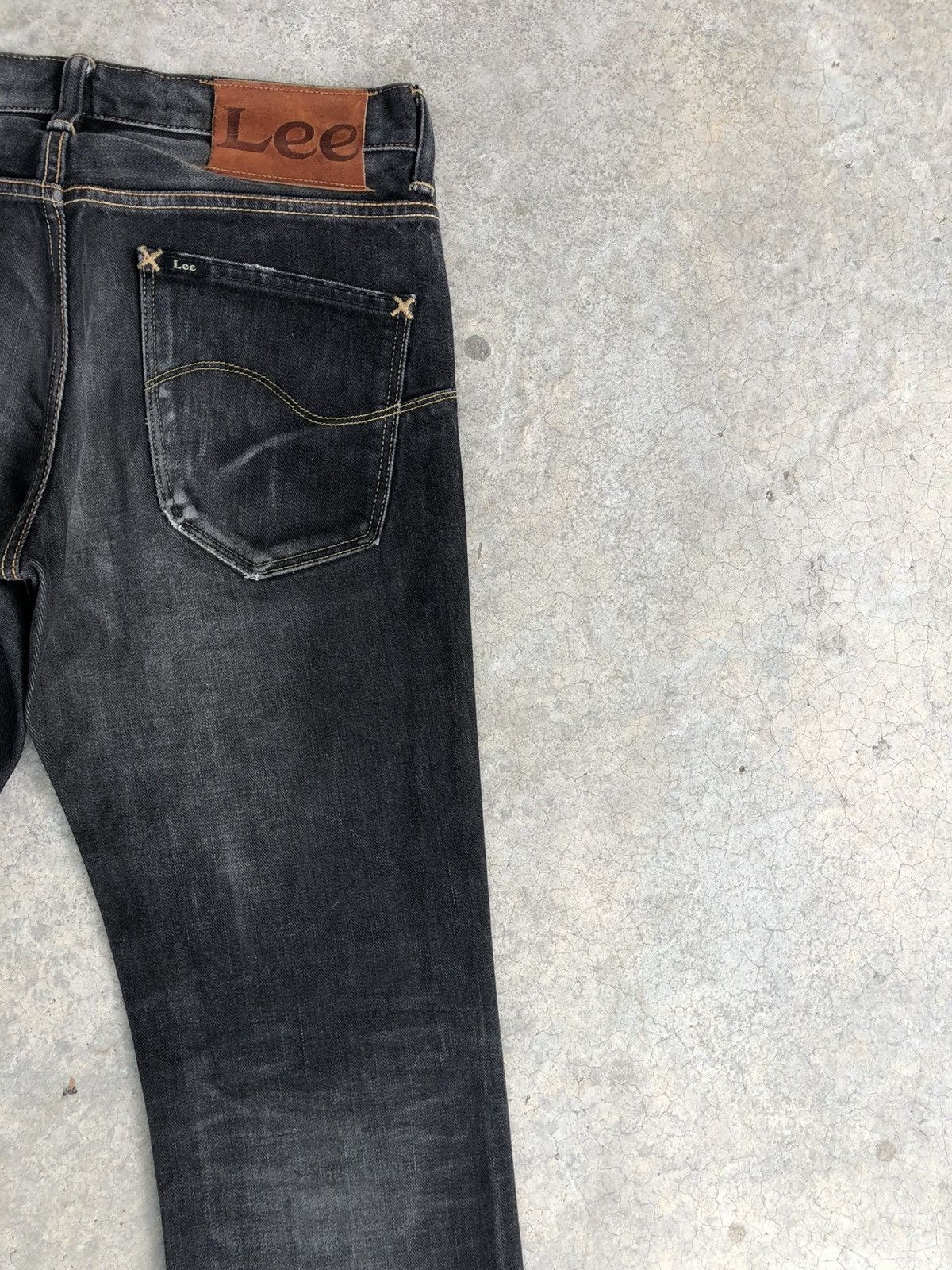If Six Was Nine Japanese Lee Flared Jeans Bootcut Distressed Jeans Size US 31 - 10 Thumbnail