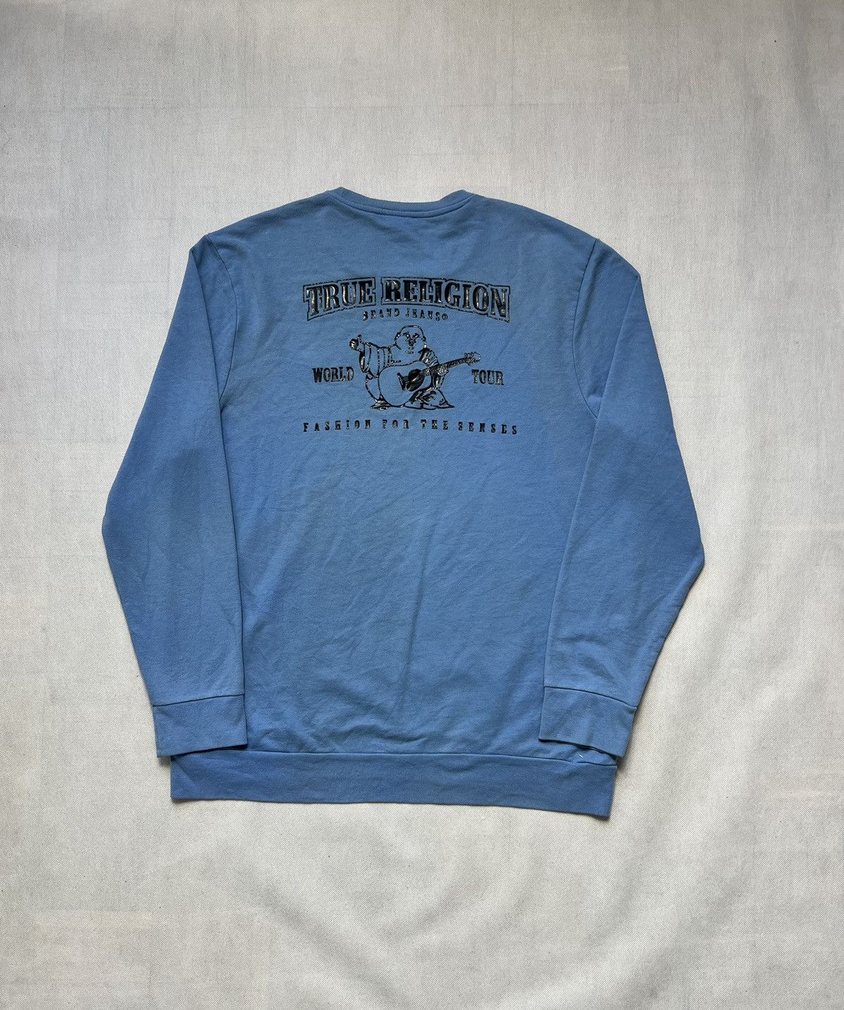 True Religion Sweatshirt True Religion Big Logo Blue Size US XXL / EU 58 / 5 - 1 Thumbnail