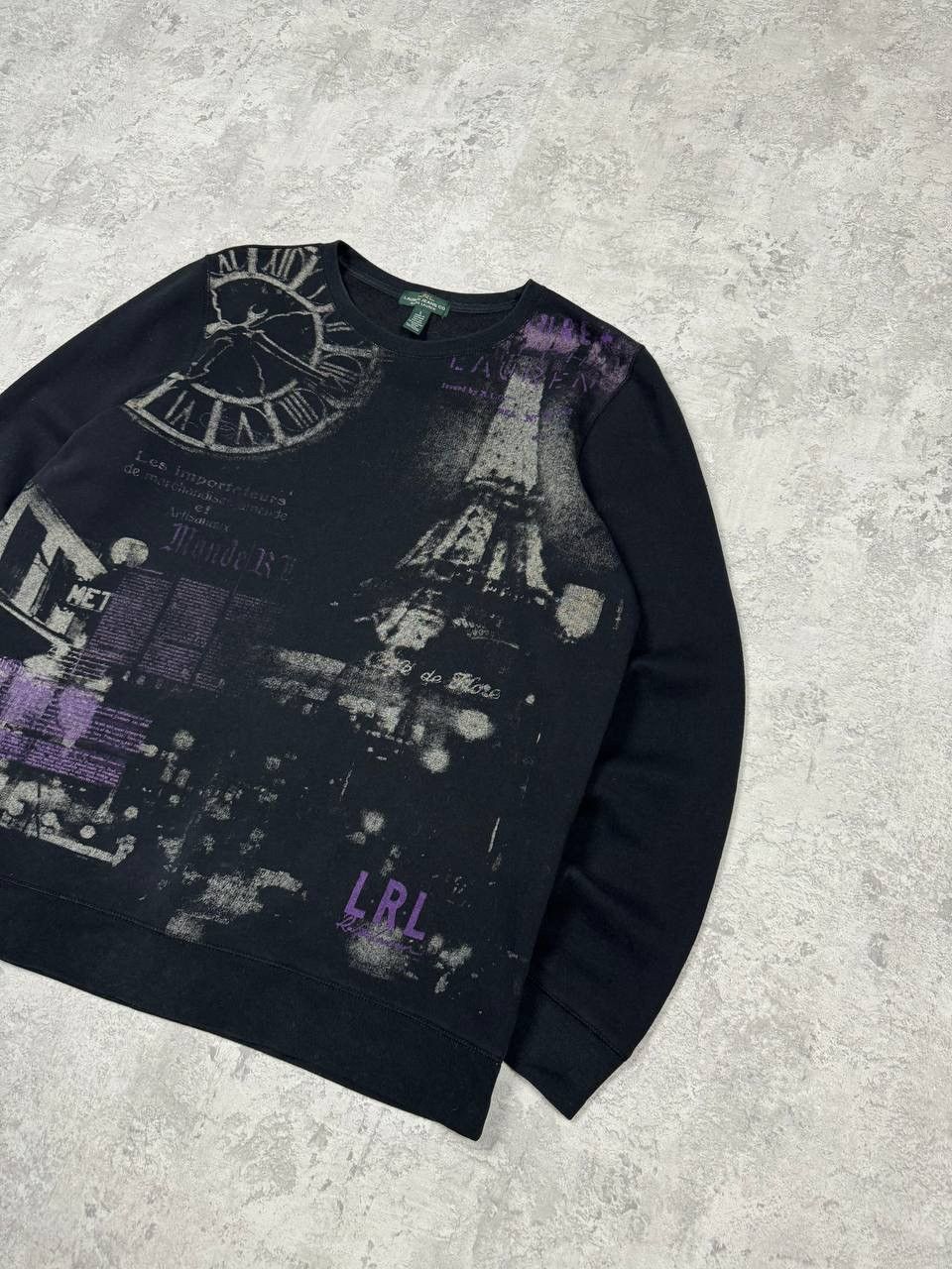 RRL Ralph Lauren Vintage Polo Ralph Lauren RLR Womens Sweatshirt Big Logo Size L / US 10 / IT 46 - 3 Thumbnail