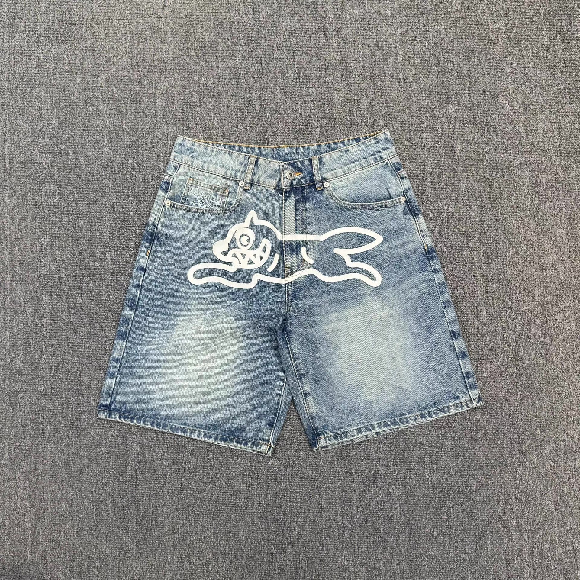 Billionaire Boys Club BBC Flying Dog Shorts, Denim Shorts Q10 Size US 32 / EU 48 - 1 Thumbnail