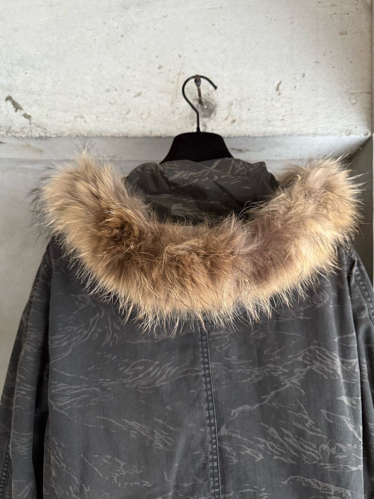 RIP VAN WINKLE × The Viridi-anne 18AW Fur-Hooded Mods Coat - www