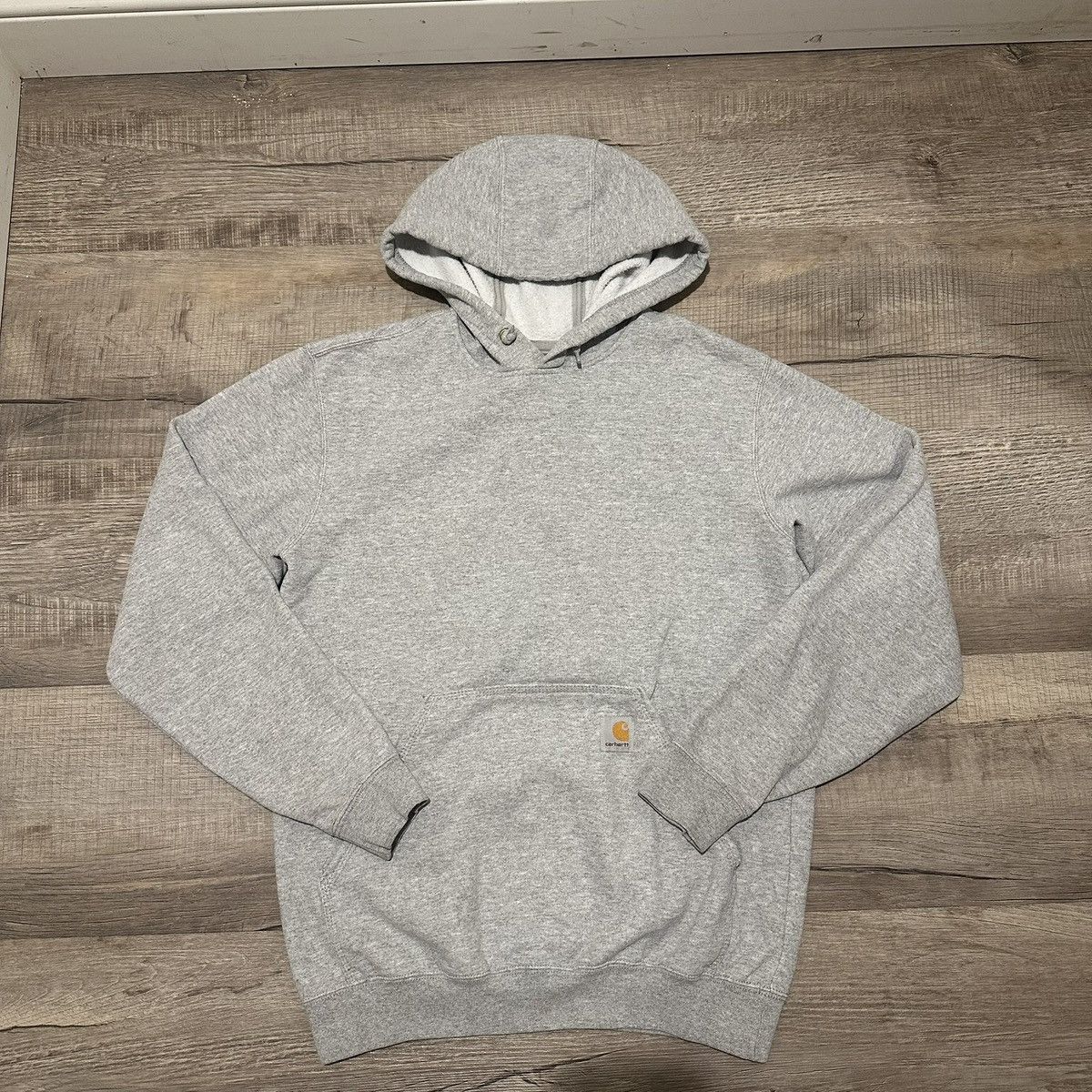 Carhartt Mens grey carhartt hoodie Size US S / EU 44-46 / 1 - 1 Thumbnail