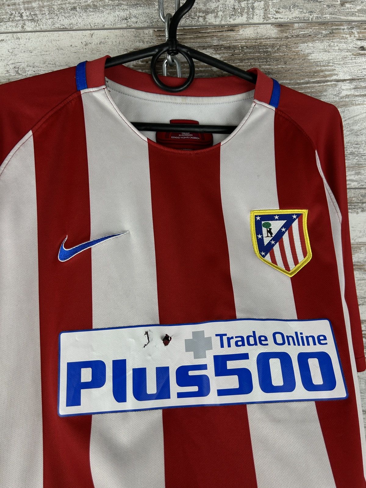 Nike Mens Vintage Nike FC Atletico Madrid home away t shirt tee Size US XL / EU 56 / 4 - 7 Thumbnail