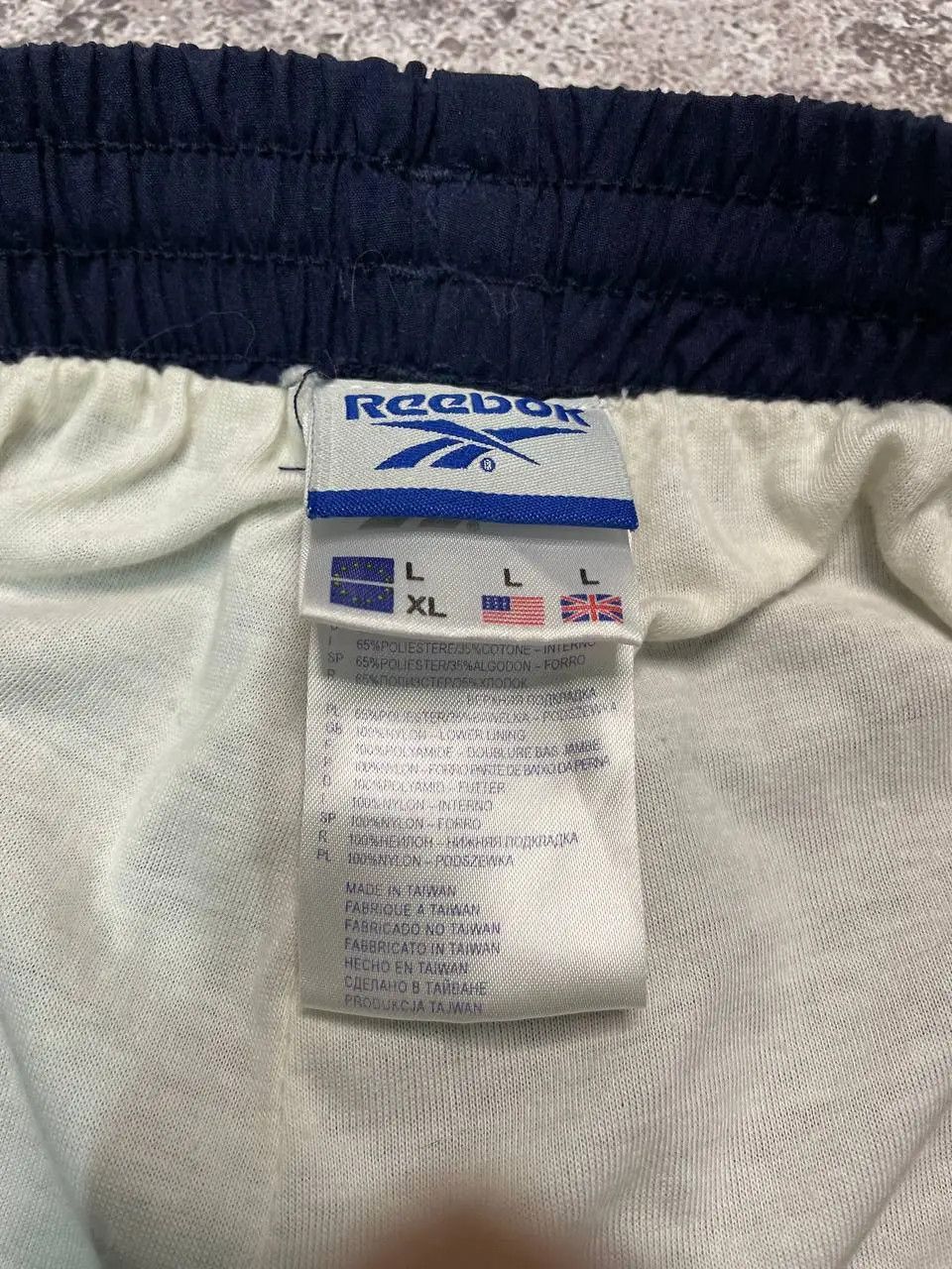 Reebok Vintage Reebok Navy Blue Track Pants L Size US 31 - 4 Thumbnail