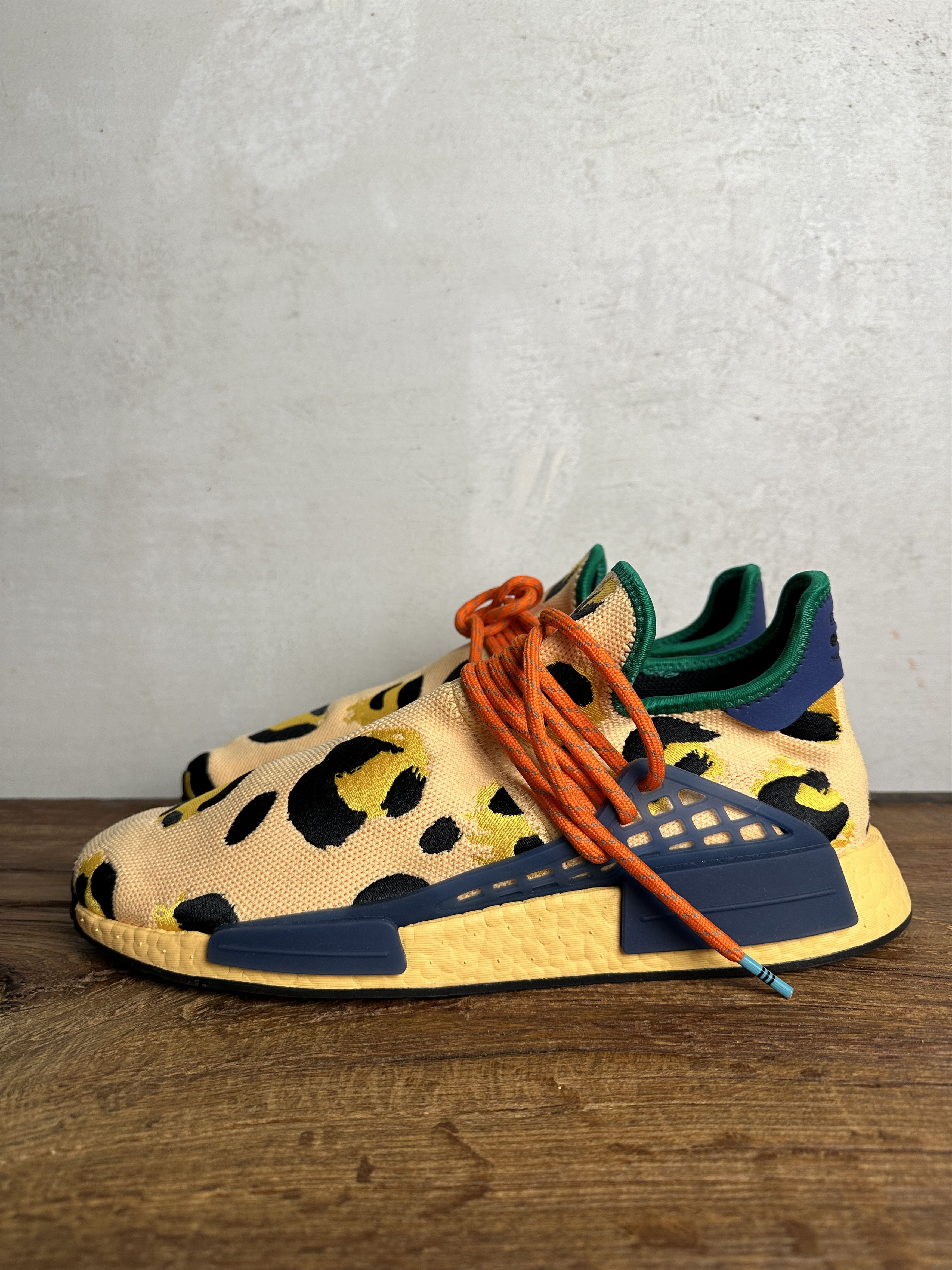 Adidas Adidas x Pharrell HU NMD Animal Print Sneakers Size US 11 / EU 44 - 3 Thumbnail
