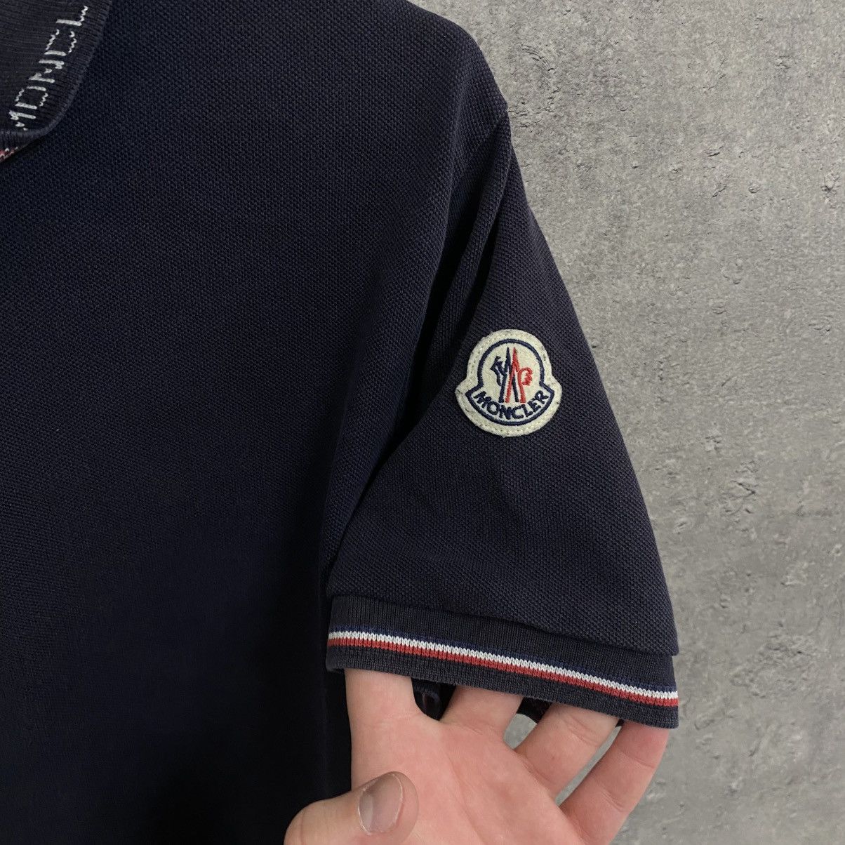 Moncler Moncler Polo T-Shirt Size US L / EU 52-54 / 3 - 2 Thumbnail