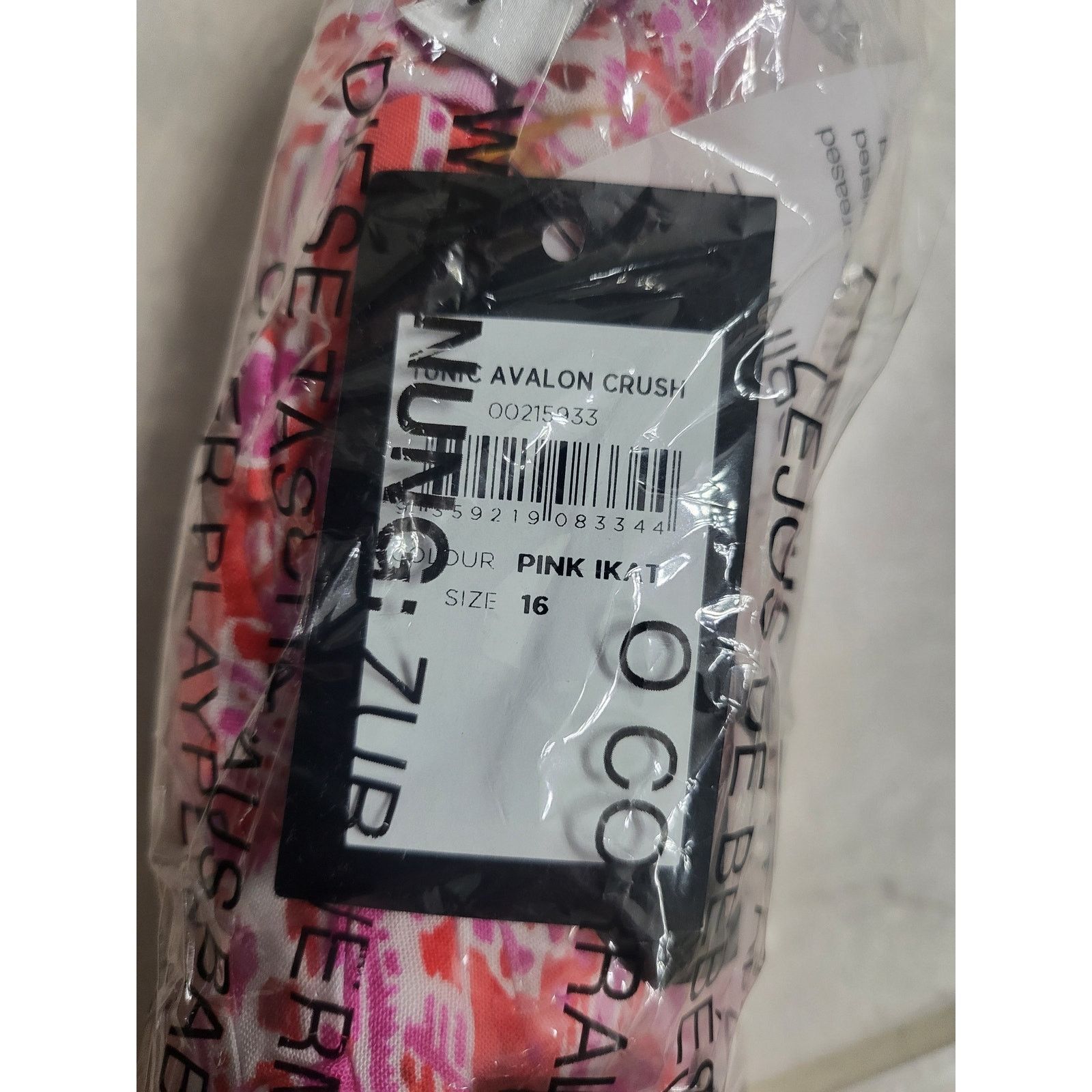 Avenue Avenue Avalon Crush Tunic in Pink Ikat - Size 16 Size XXL / US 16-18 / IT 52-54 - 10 Thumbnail