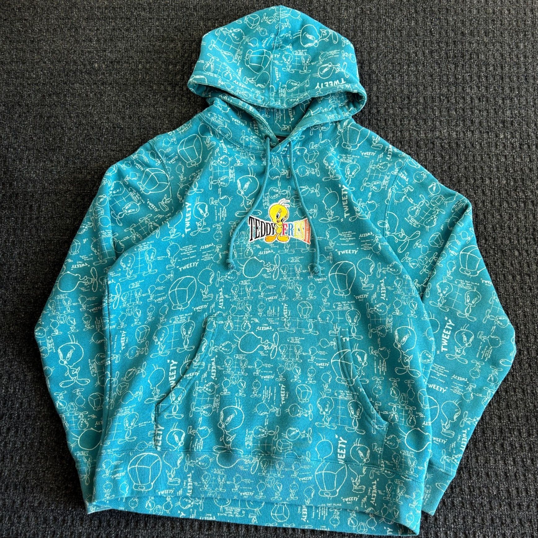 Teddy Fresh Teddy Fresh X/Looney Tunes Hoodie Bugs Bunny Design Streetwear Black Size Small Size US S / EU 44-46 / 1 - 2 Thumbnail