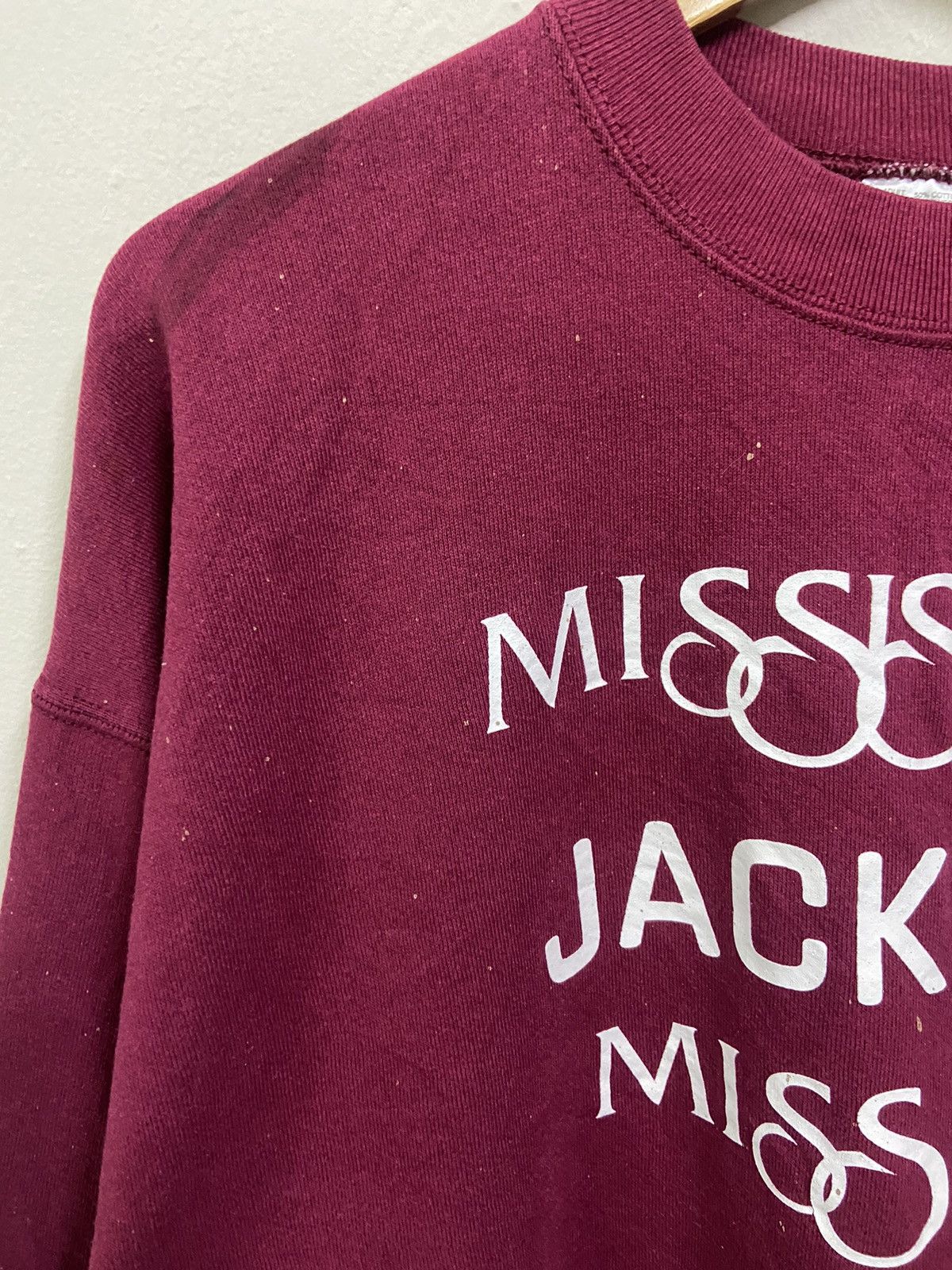 Fruit Of The Loom × Vintage vintage sweatshirt mississippi jackson mission Size US XL / EU 56 / 4 - 4 Thumbnail