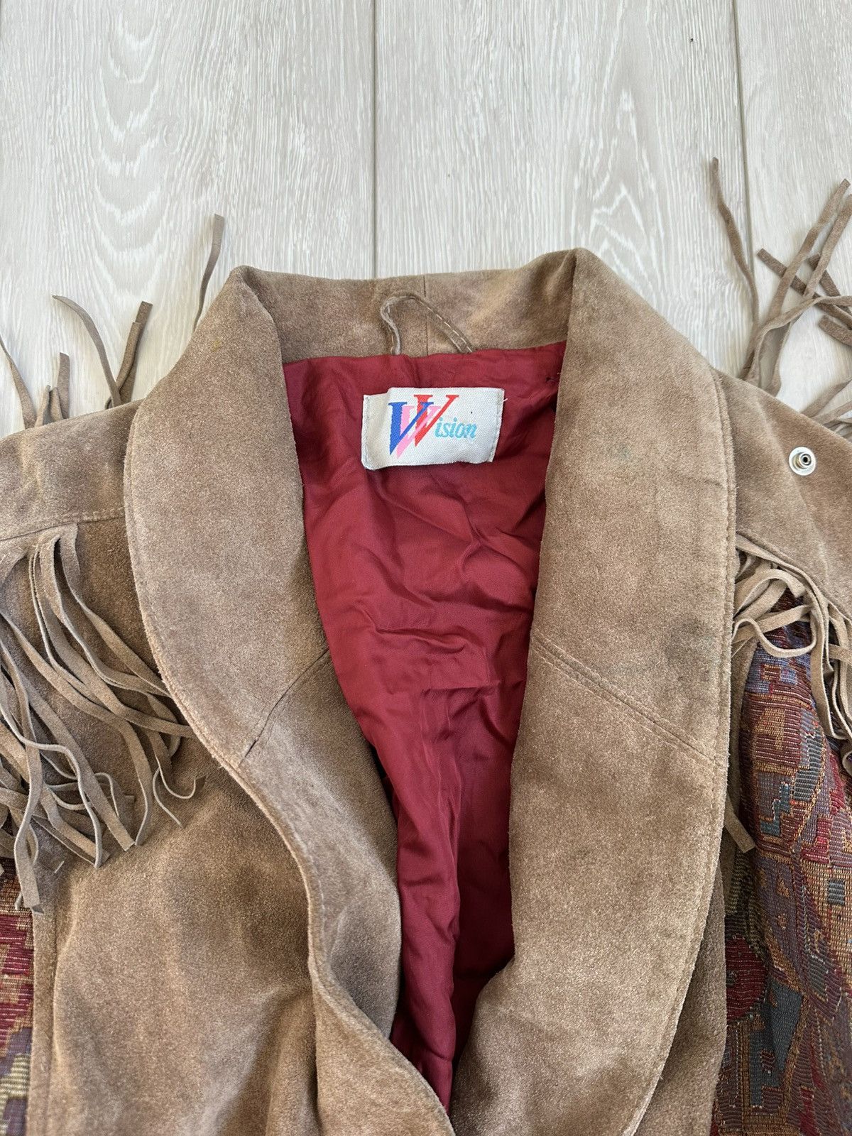 Vintage COWBOY RARE LEATHER JACKET 70-80 S Size US M / EU 48-50 / 2 - 8 Thumbnail