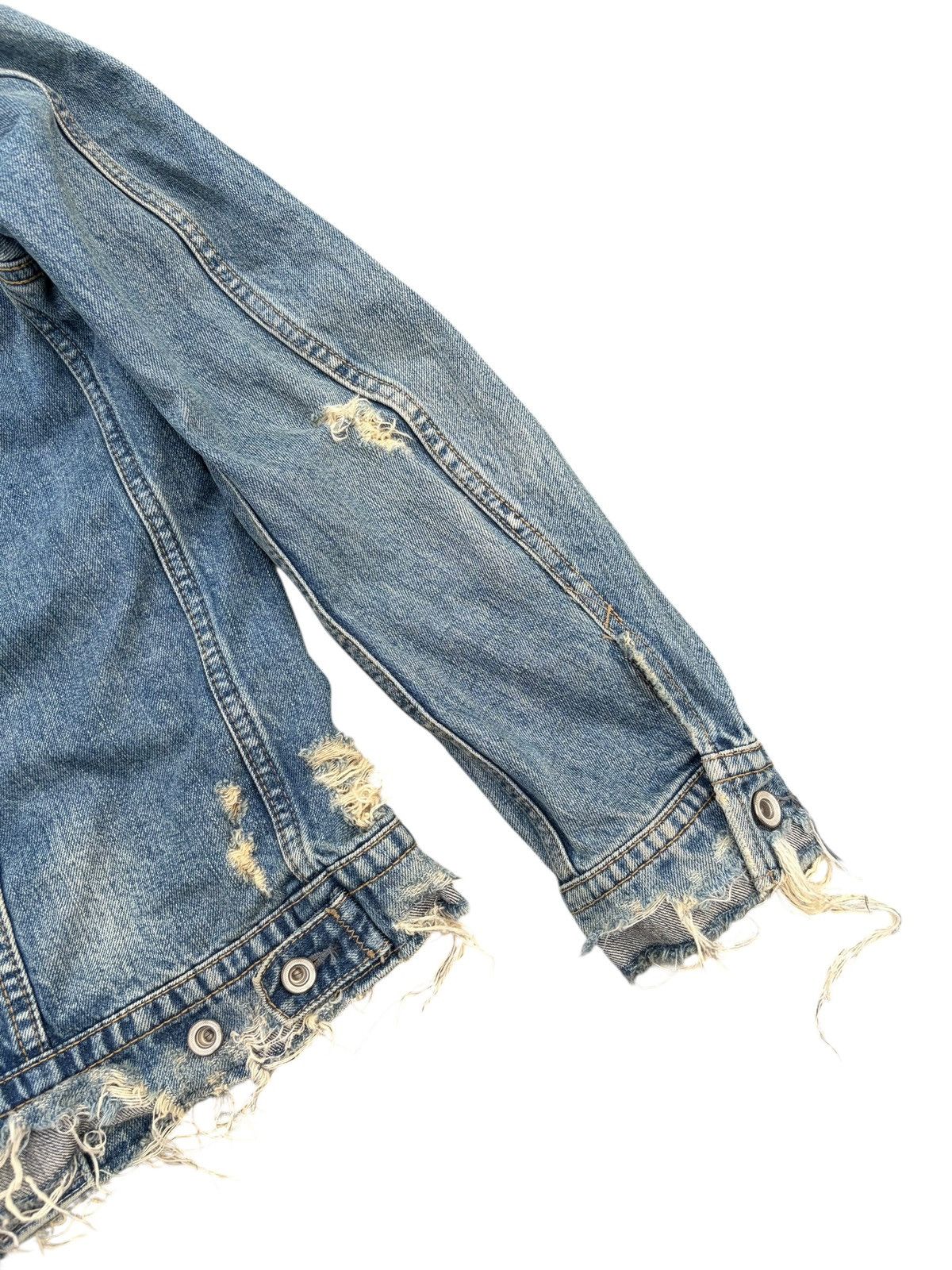 GOA RARE💥GOA NIMES SELVEDGE RUSTY PUNK DOSTRESSED DENIM JACKET Size US M / EU 48-50 / 2 - 11 Thumbnail
