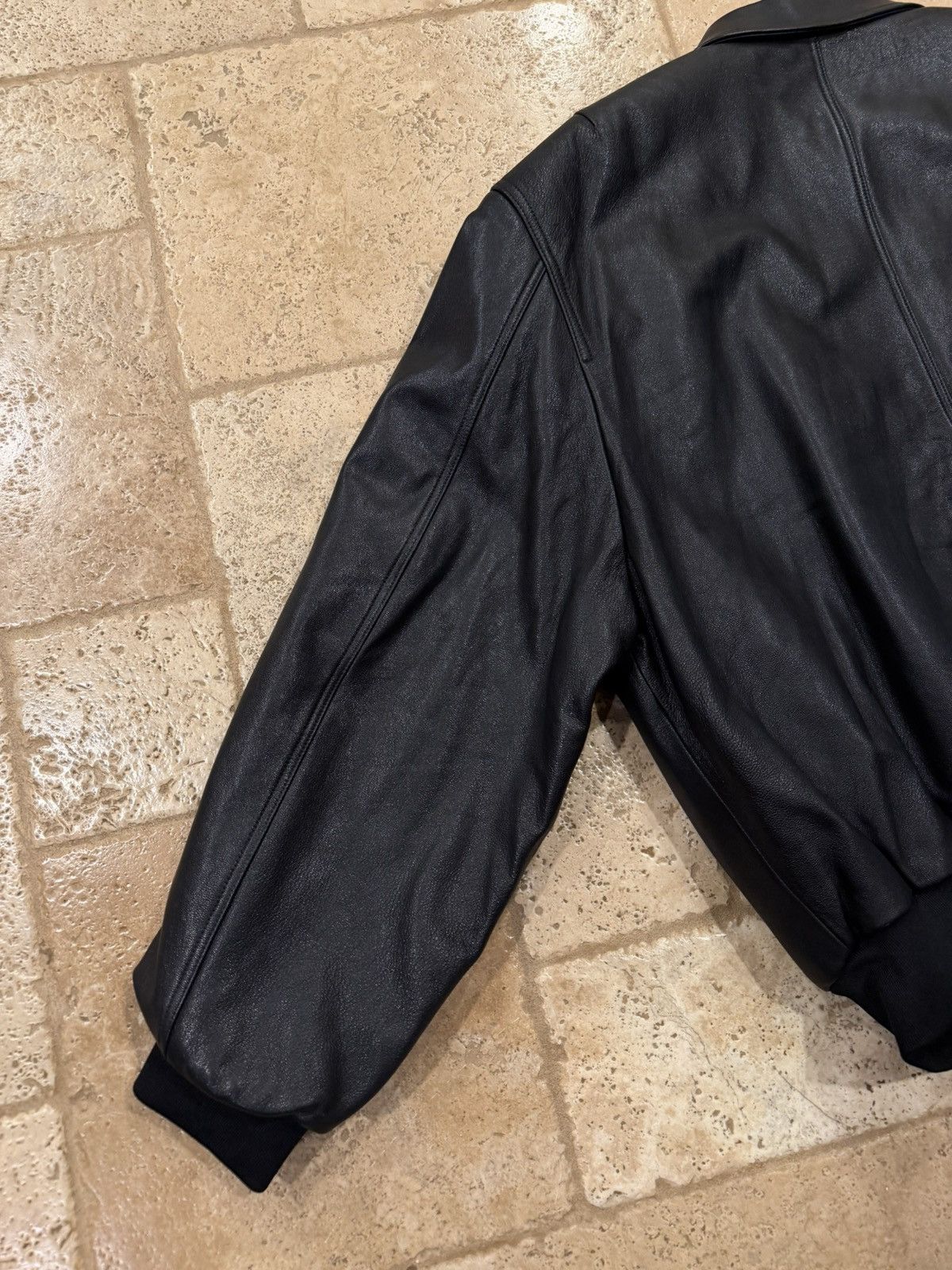 Balenciaga Balenciaga Demna Sport B Taxi Blouson Leather Bomber Jacket Size US XS / EU 42 / 0 - 12 Thumbnail