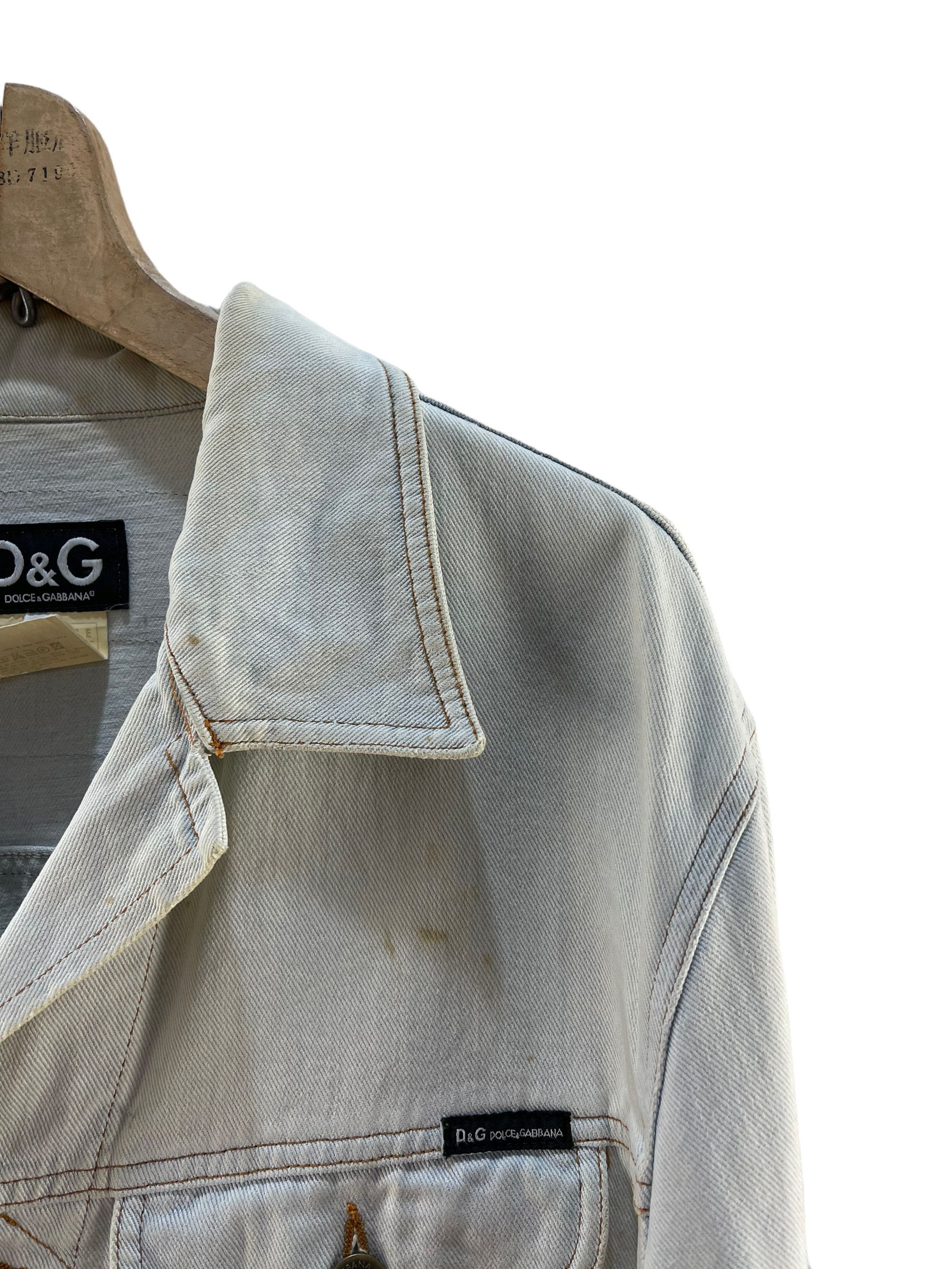 Dolce & Gabbana Follow Me Good Ideas Forever by Dolce & Gabbana Denim Jacket Size XL / US 12-14 / IT 48-50 - 12 Thumbnail