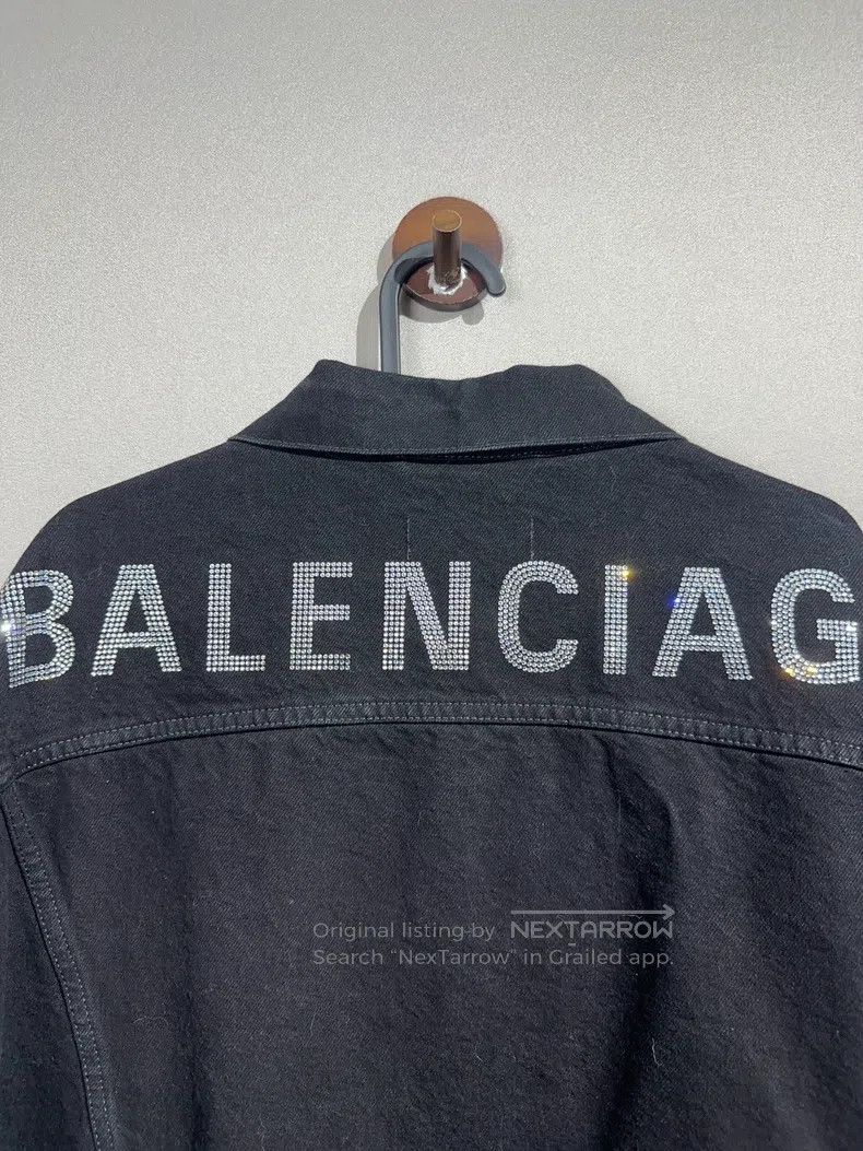 Balenciaga Balenciaga Studded Denim Jacket Size XS / US 0-2 / IT 36-38 - 3 Thumbnail